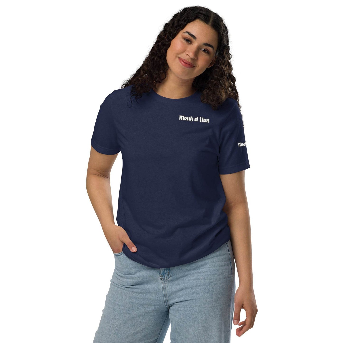 Unisex staple eco t-shirt Design #1 - Monk&Nun UnisexClothing