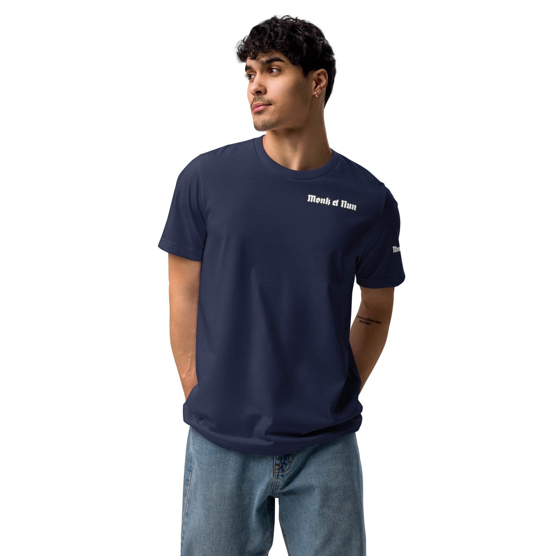 Unisex staple eco t-shirt Design #1 - Monk&Nun UnisexClothing