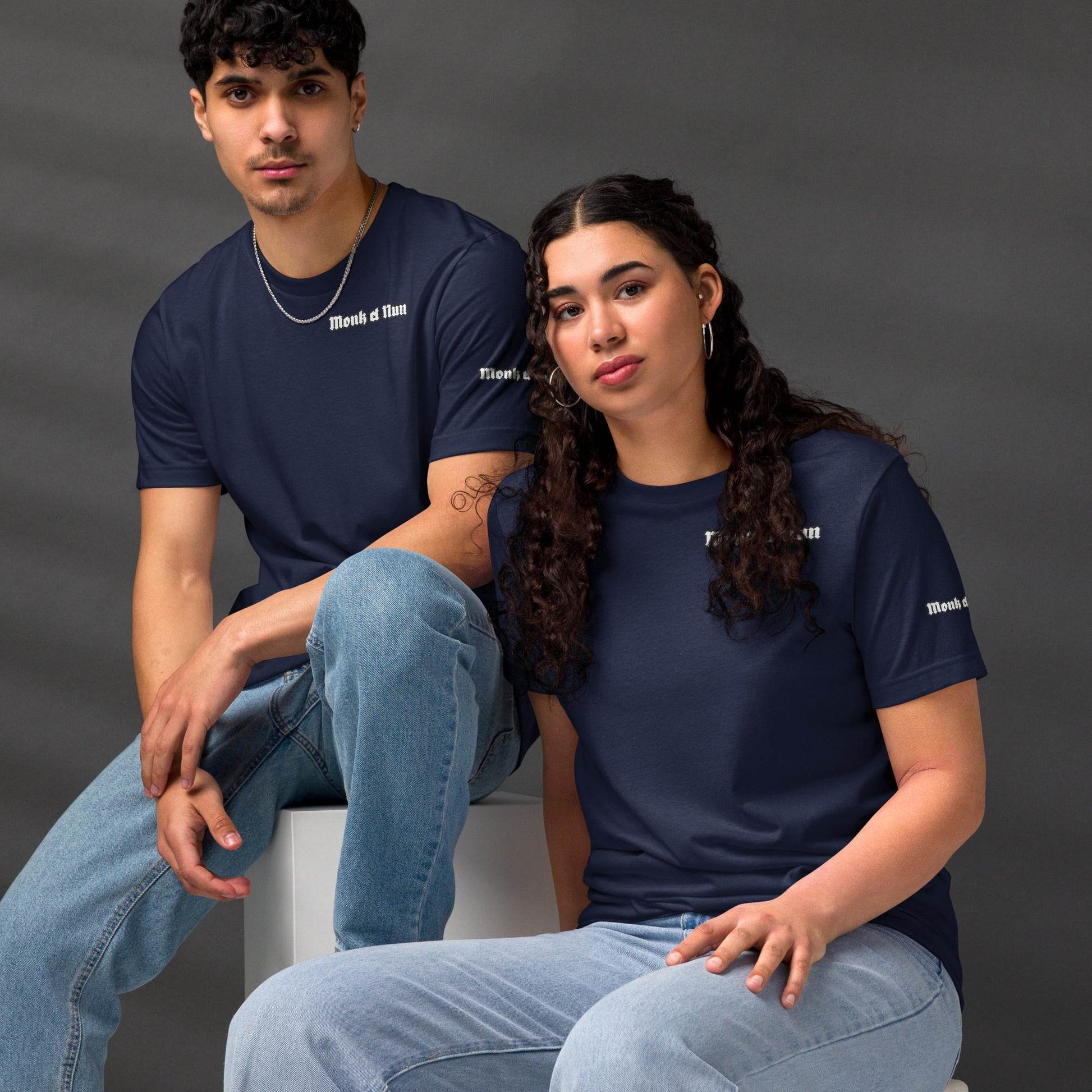 Unisex staple eco t-shirt Design #1 - Monk&Nun UnisexClothing