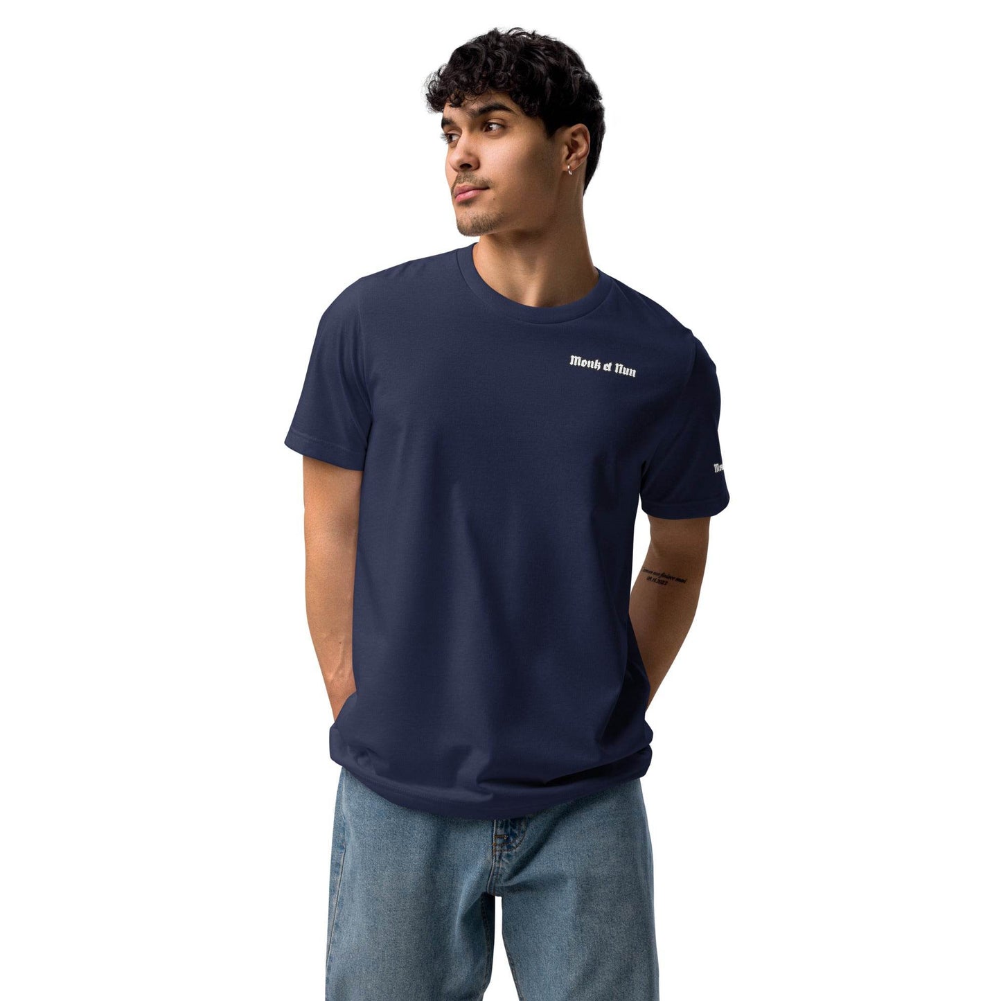 Unisex staple eco t-shirt Design #14 - Monk&Nun UnisexClothing
