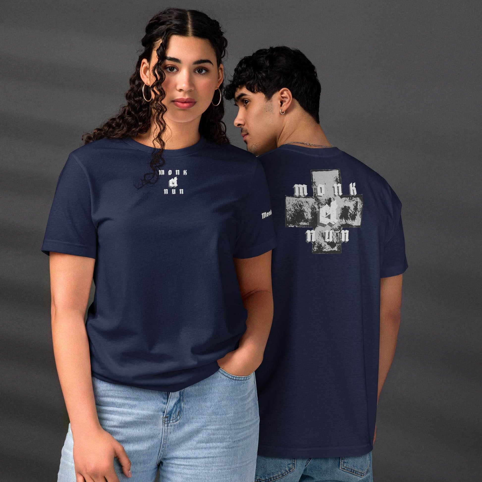 Unisex staple eco t-shirt Always think positive - Monk&Nun UnisexClothing