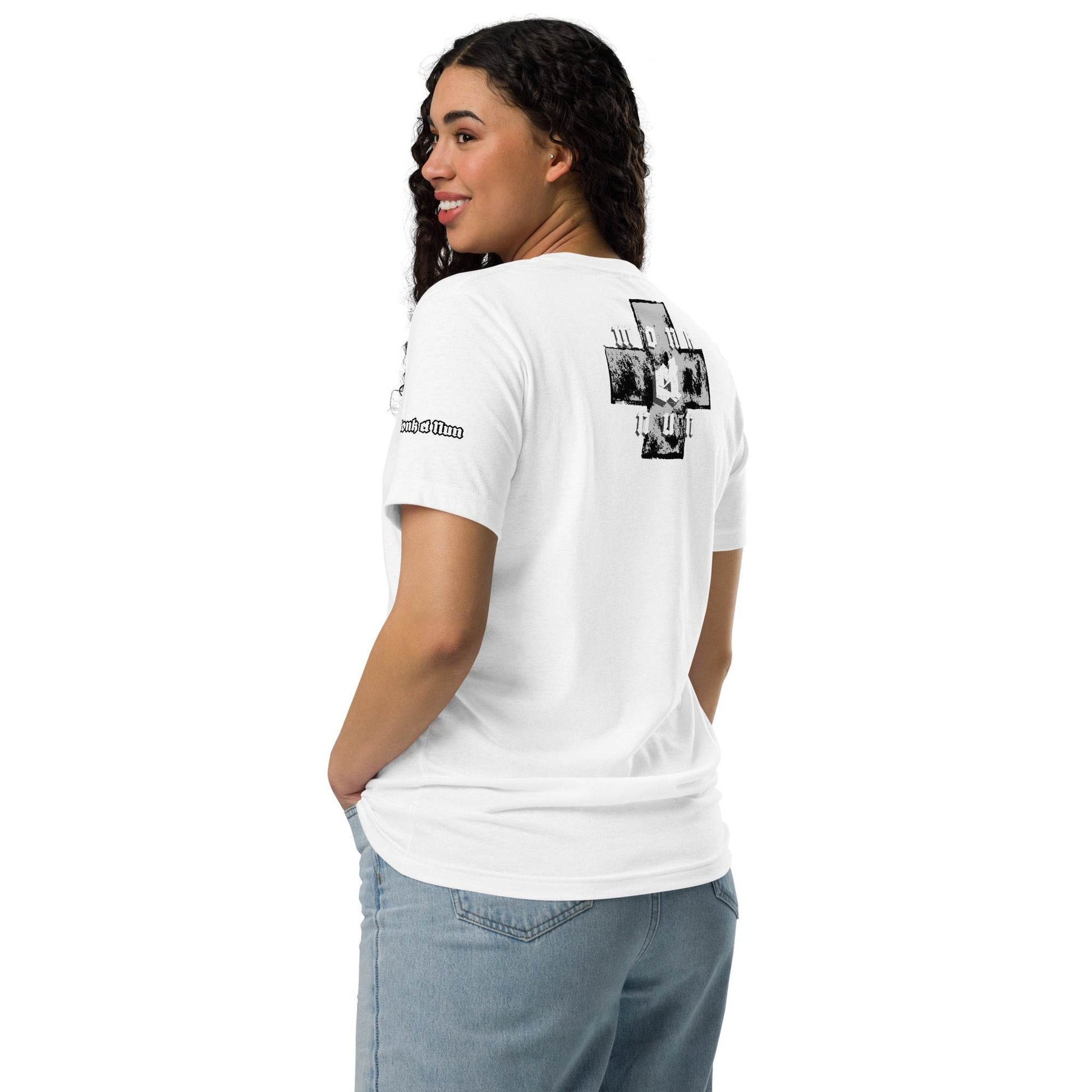 Unisex staple eco t-shirt Always think positive - Monk&Nun UnisexClothing