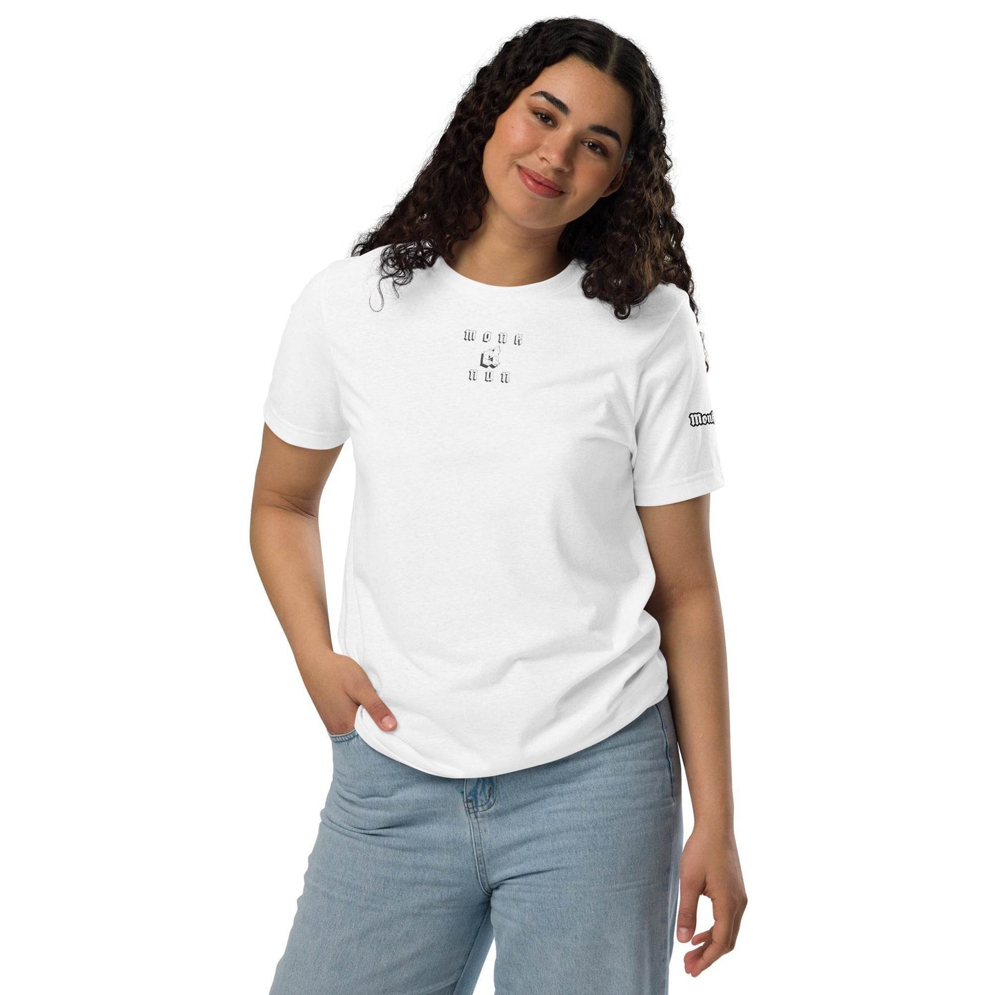 Unisex staple eco t-shirt Always think positive - Monk&Nun UnisexClothing