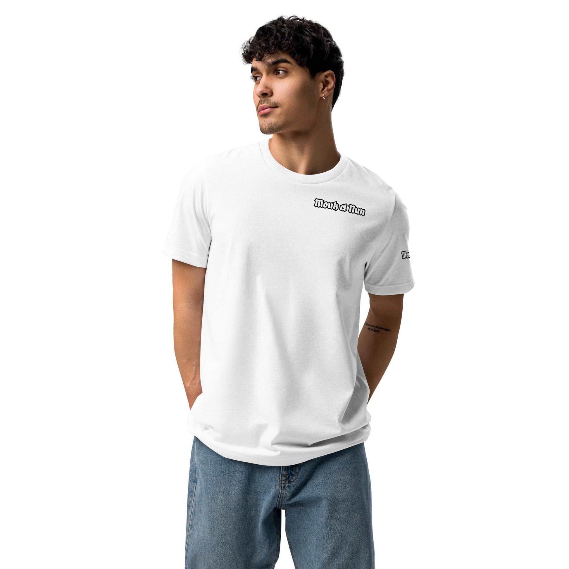 Unisex staple eco t-shirt Design #1 - Monk&Nun UnisexClothing