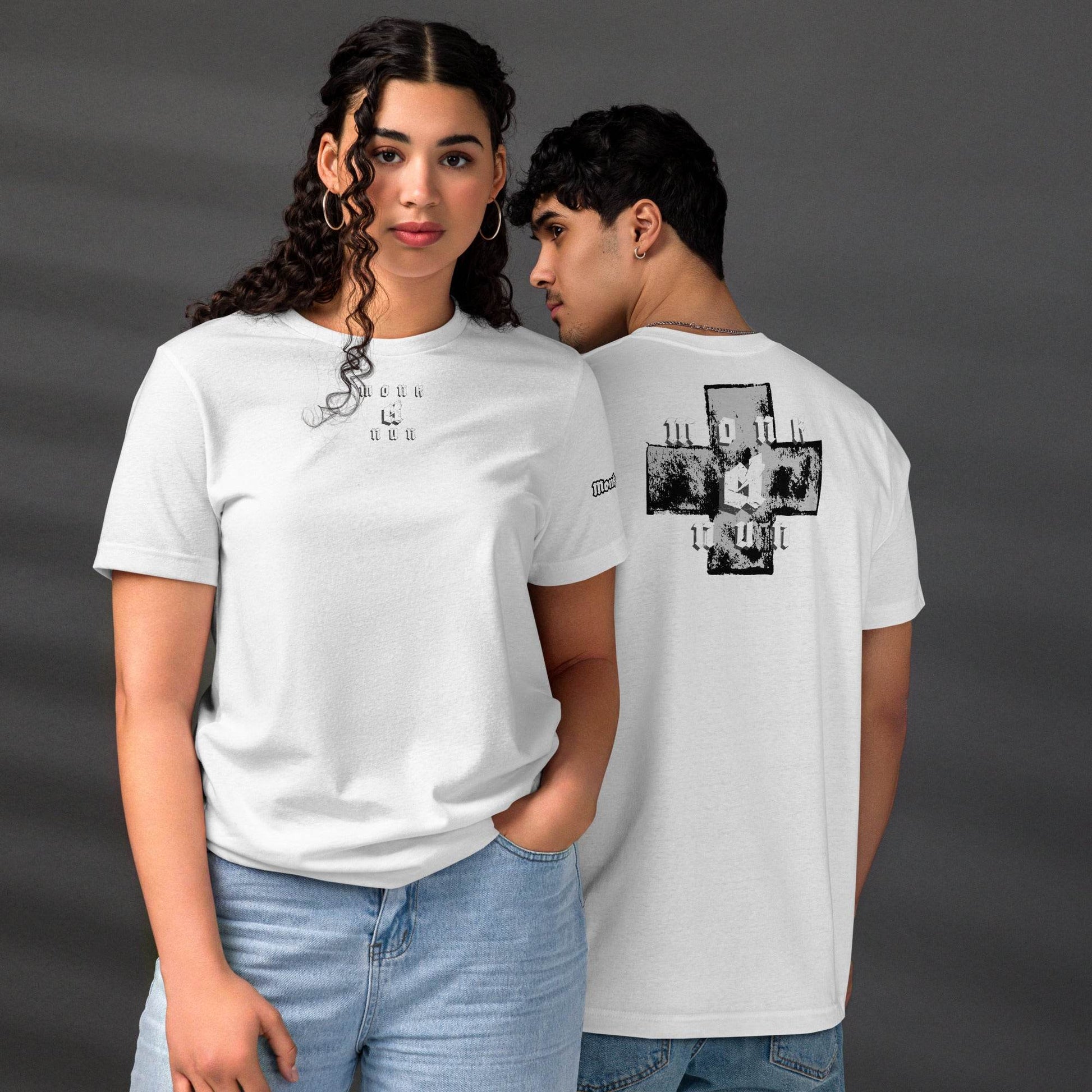Unisex staple eco t-shirt Always think positive - Monk&Nun UnisexClothing