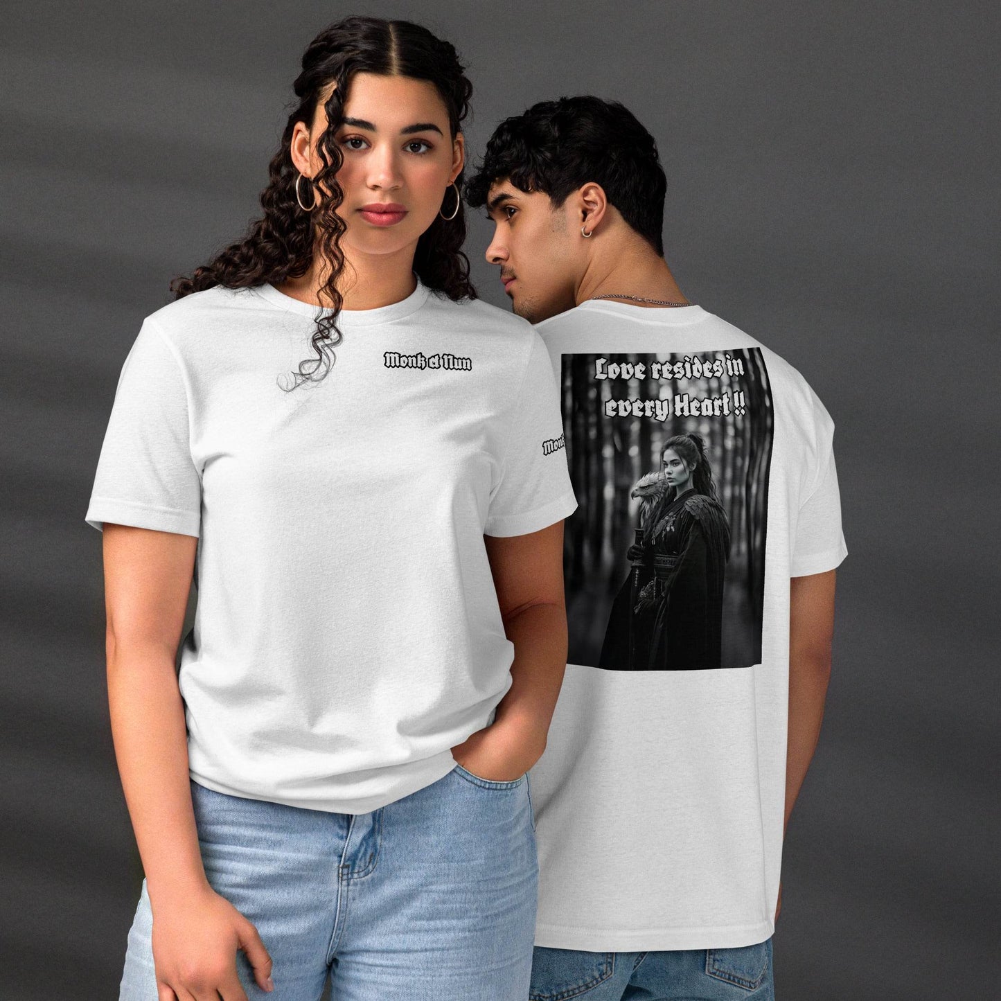 Unisex staple eco t-shirt Design #1 - Monk&Nun UnisexClothing