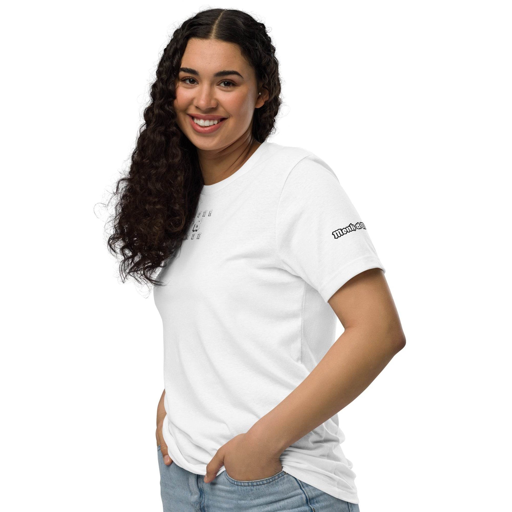 Unisex staple eco t-shirt Always think positive - Monk&Nun UnisexClothing