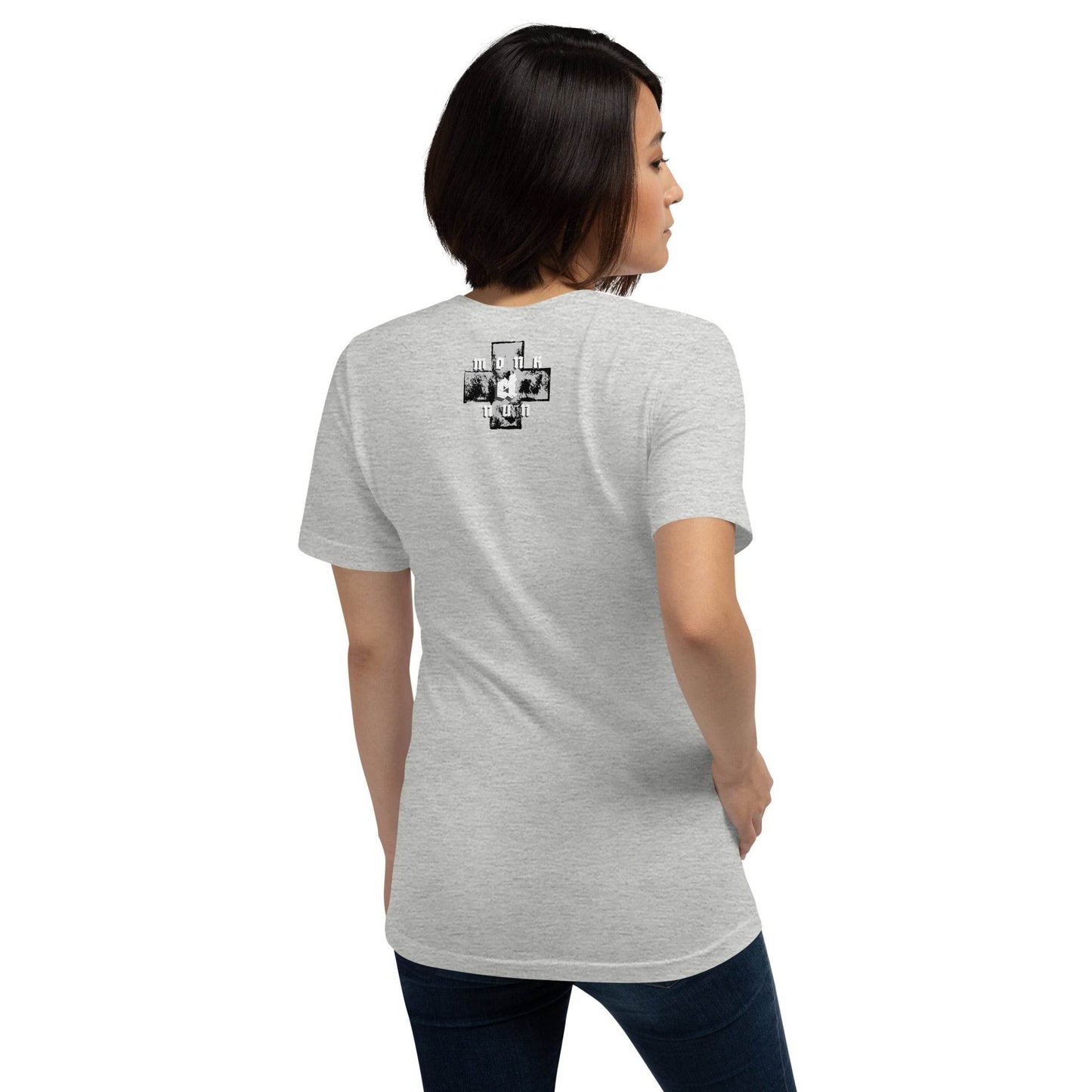 Unisex 100% combed and ring-spun cotton t-shirt Always think positive - Monk&Nun UnisexClothing