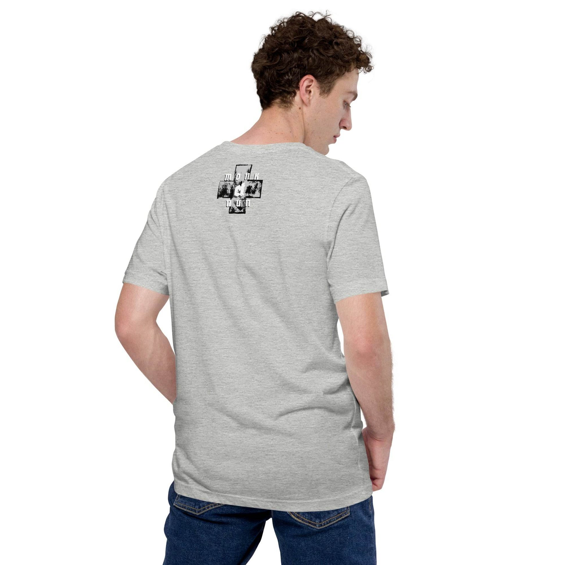 Unisex 100% combed and ring-spun cotton t-shirt Always think positive - Monk&Nun UnisexClothing