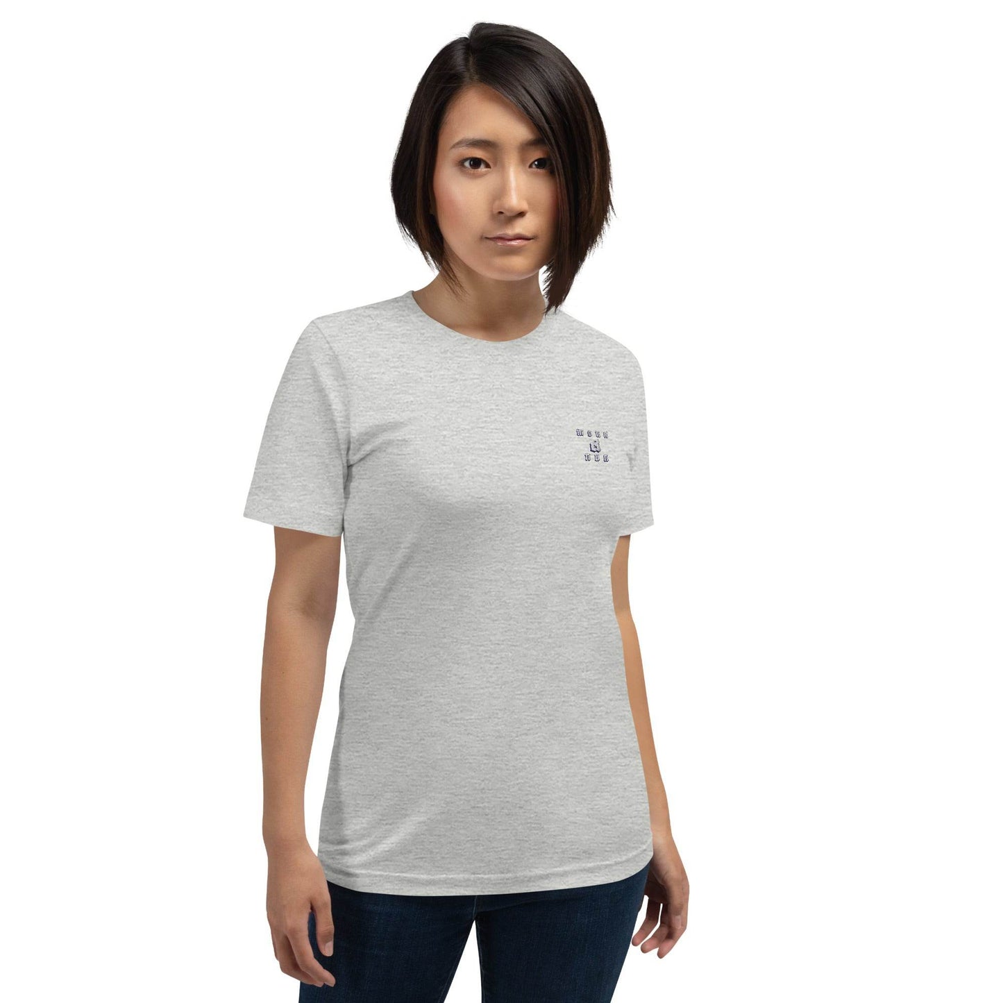 Unisex 100% combed and ring-spun cotton t-shirt Always think positive - Monk&Nun UnisexClothing