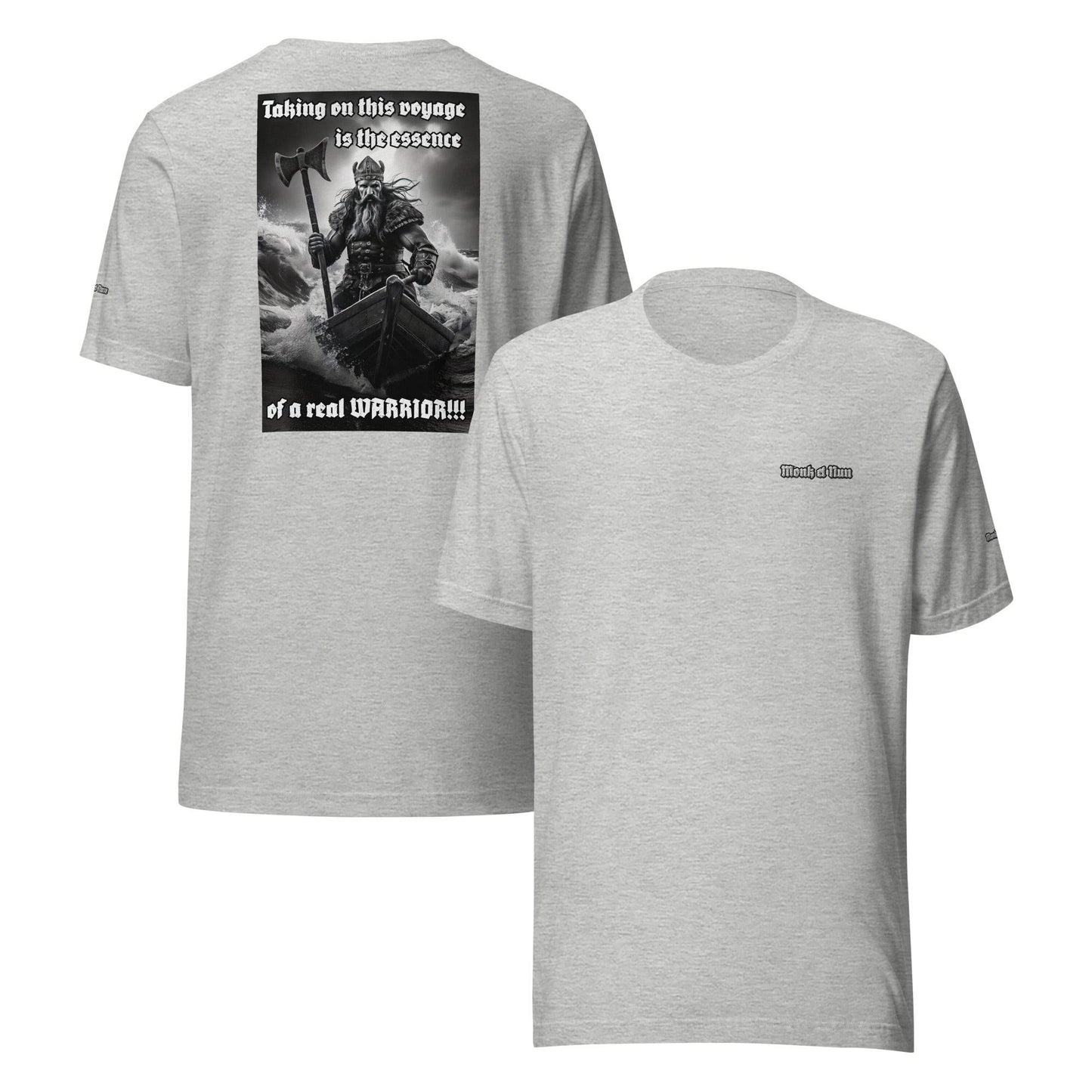 Unisex 100% combed and ring-spun cotton t-shirt Design #12 - Monk&Nun UnisexClothing