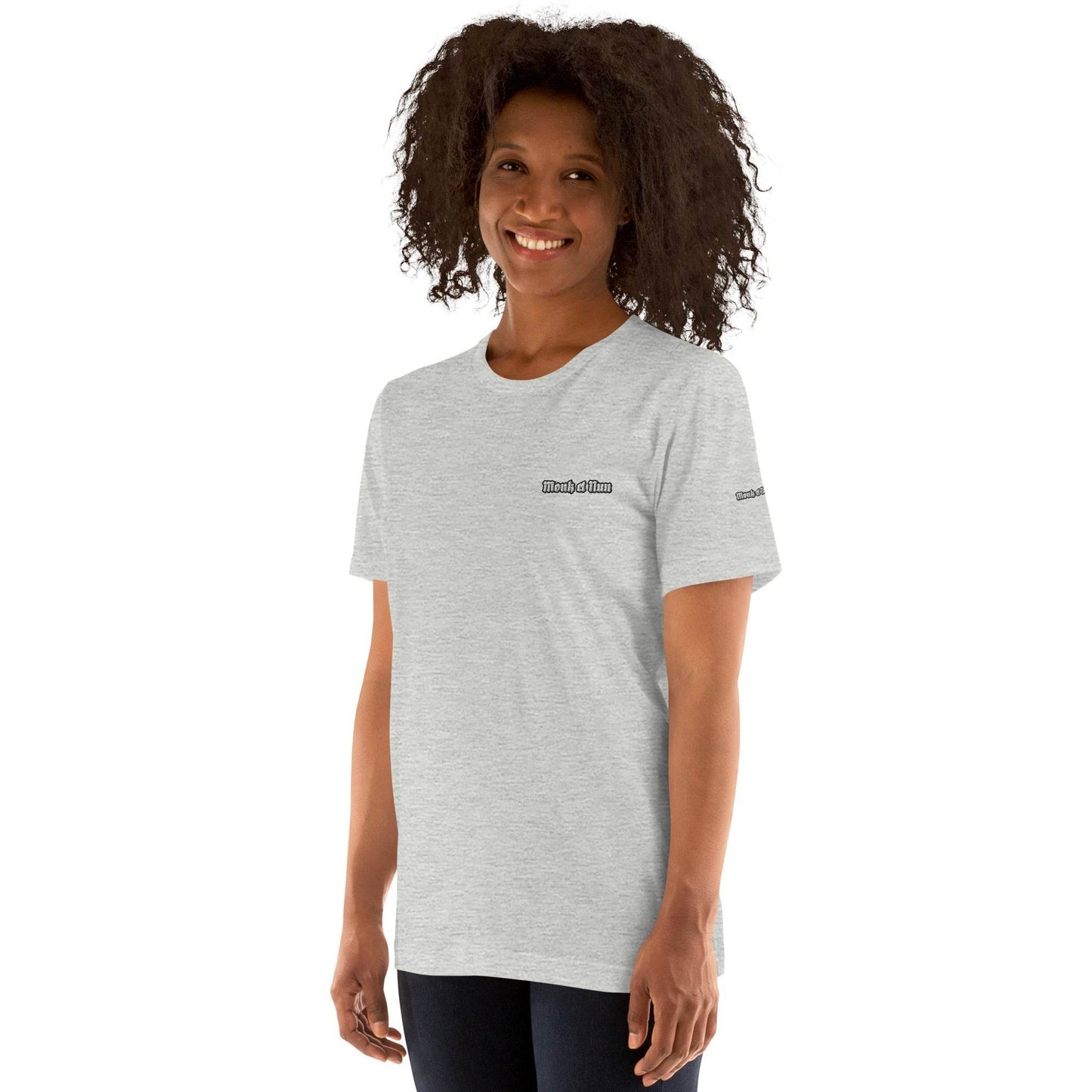 Unisex 100% combed and ring-spun cotton t-shirt Design #12 - Monk&Nun UnisexClothing