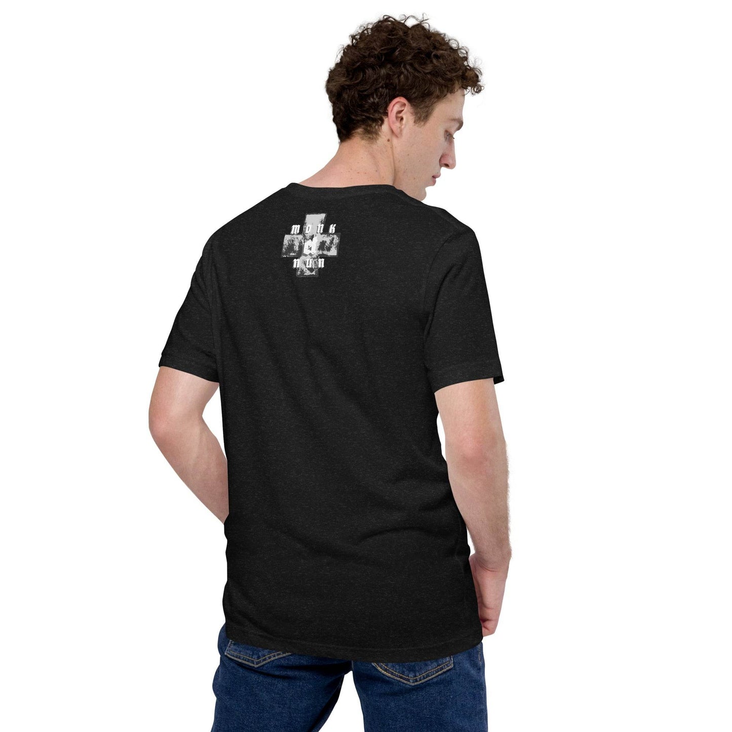 Unisex 100% combed and ring-spun cotton t-shirt Always think positive - Monk&Nun UnisexClothing