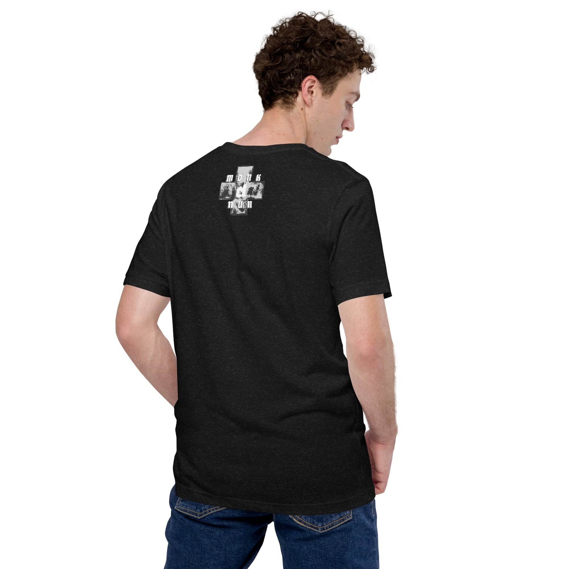Unisex 100% combed and ring-spun cotton t-shirt Always think positive - Monk&Nun UnisexClothing