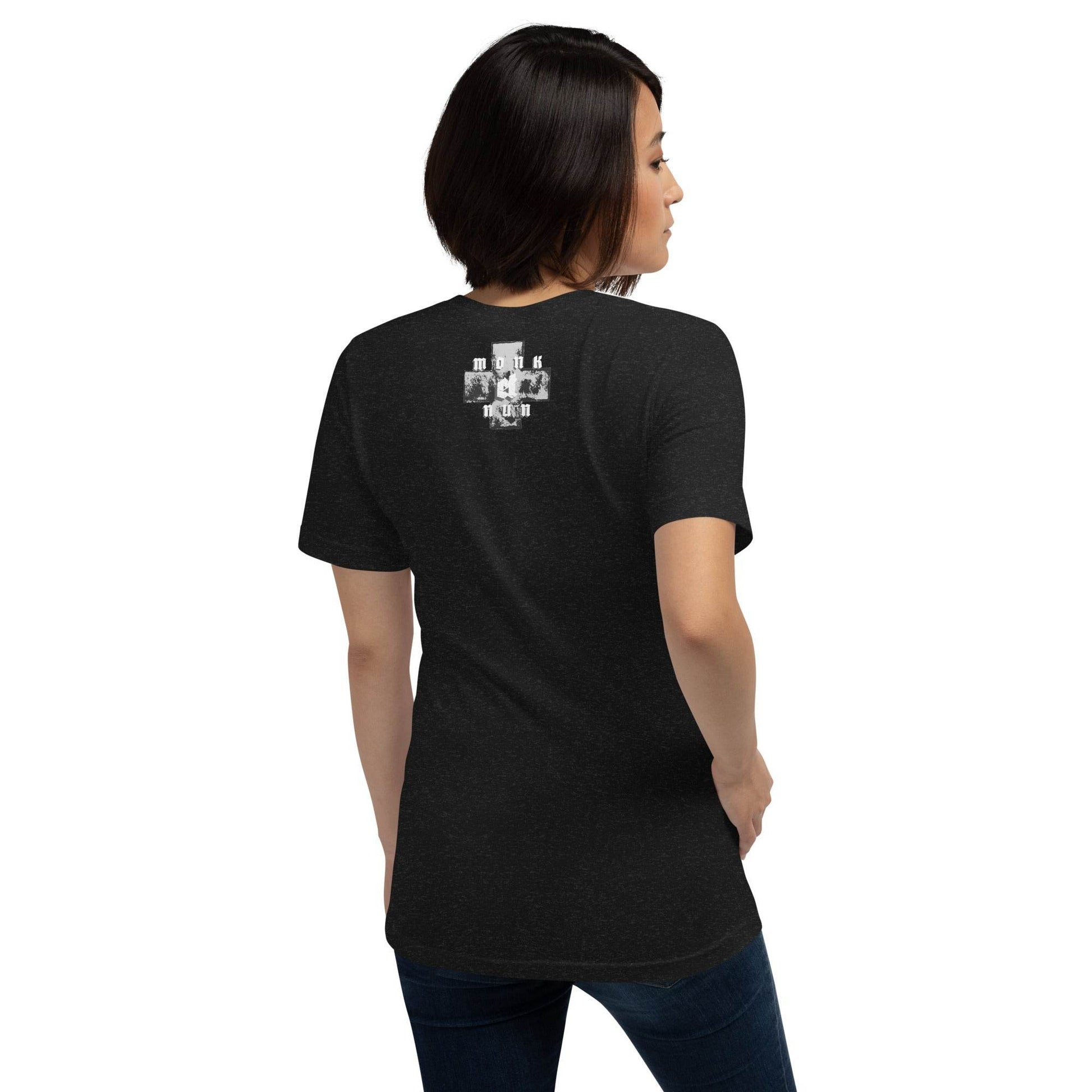 Unisex 100% combed and ring-spun cotton t-shirt Always think positive - Monk&Nun UnisexClothing