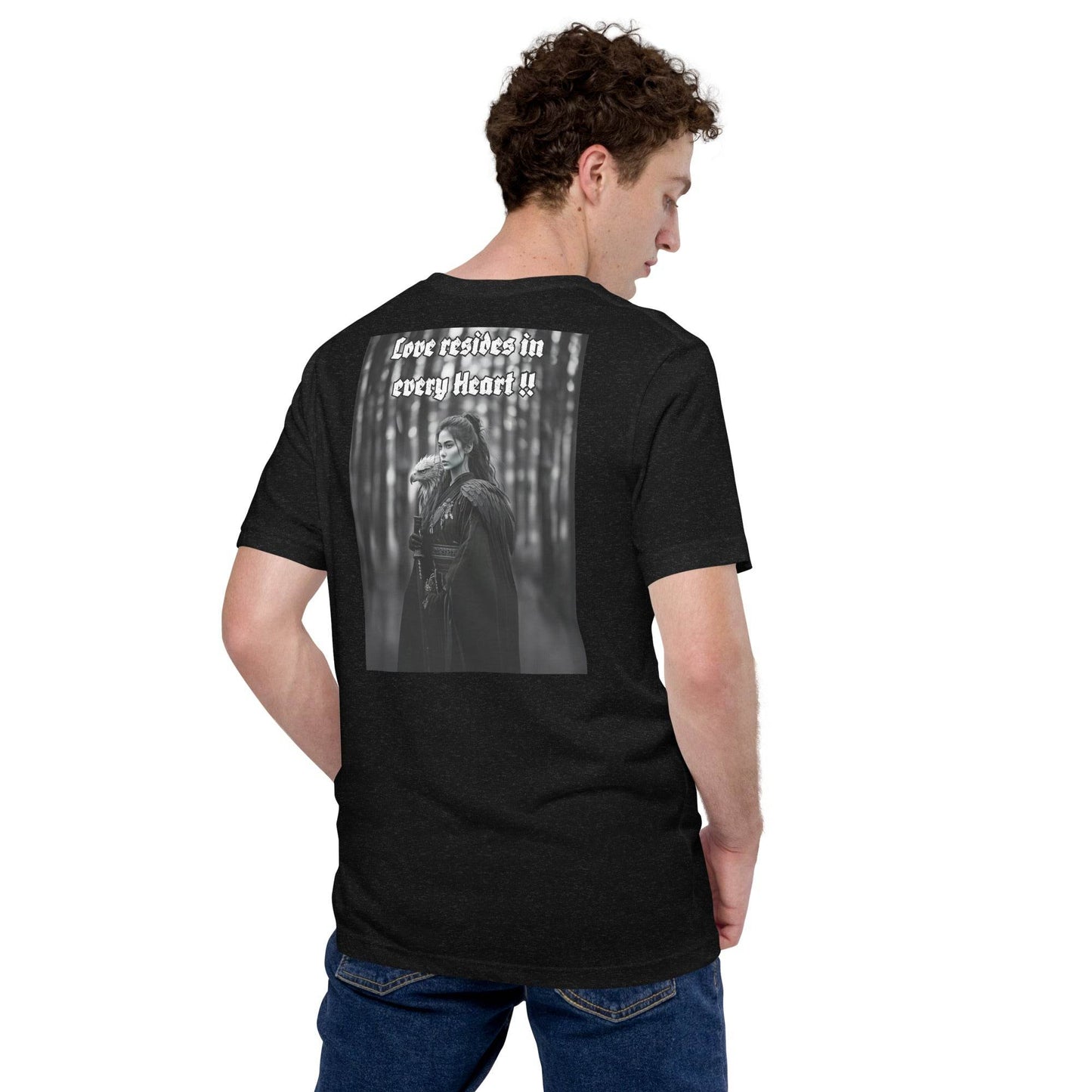 Unisex 100% combed and ring-spun cotton t-shirt Design #1 - Monk&Nun UnisexClothing