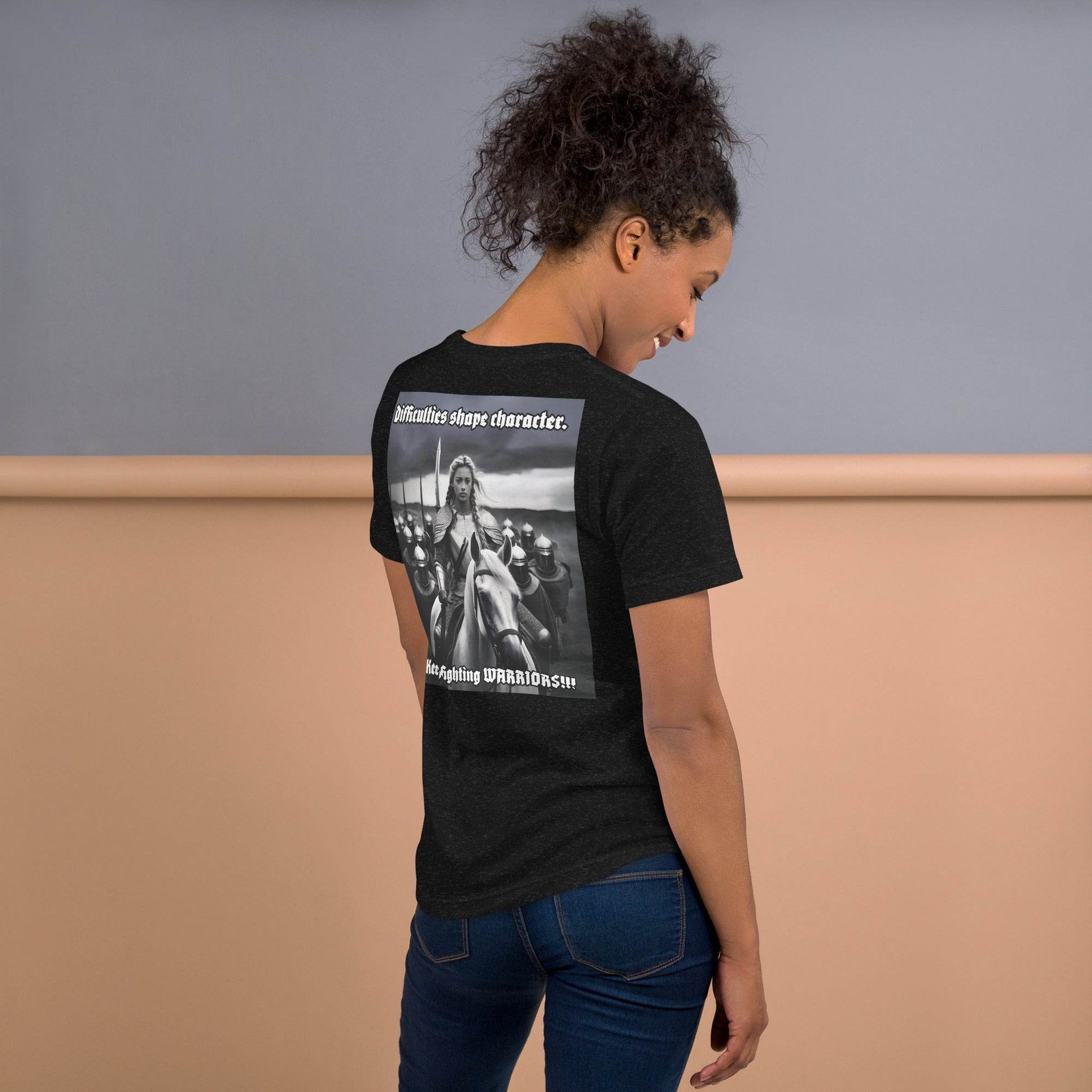 Unisex 100% combed and ring-spun cotton t-shirt Design #14 - Monk&Nun UnisexClothing