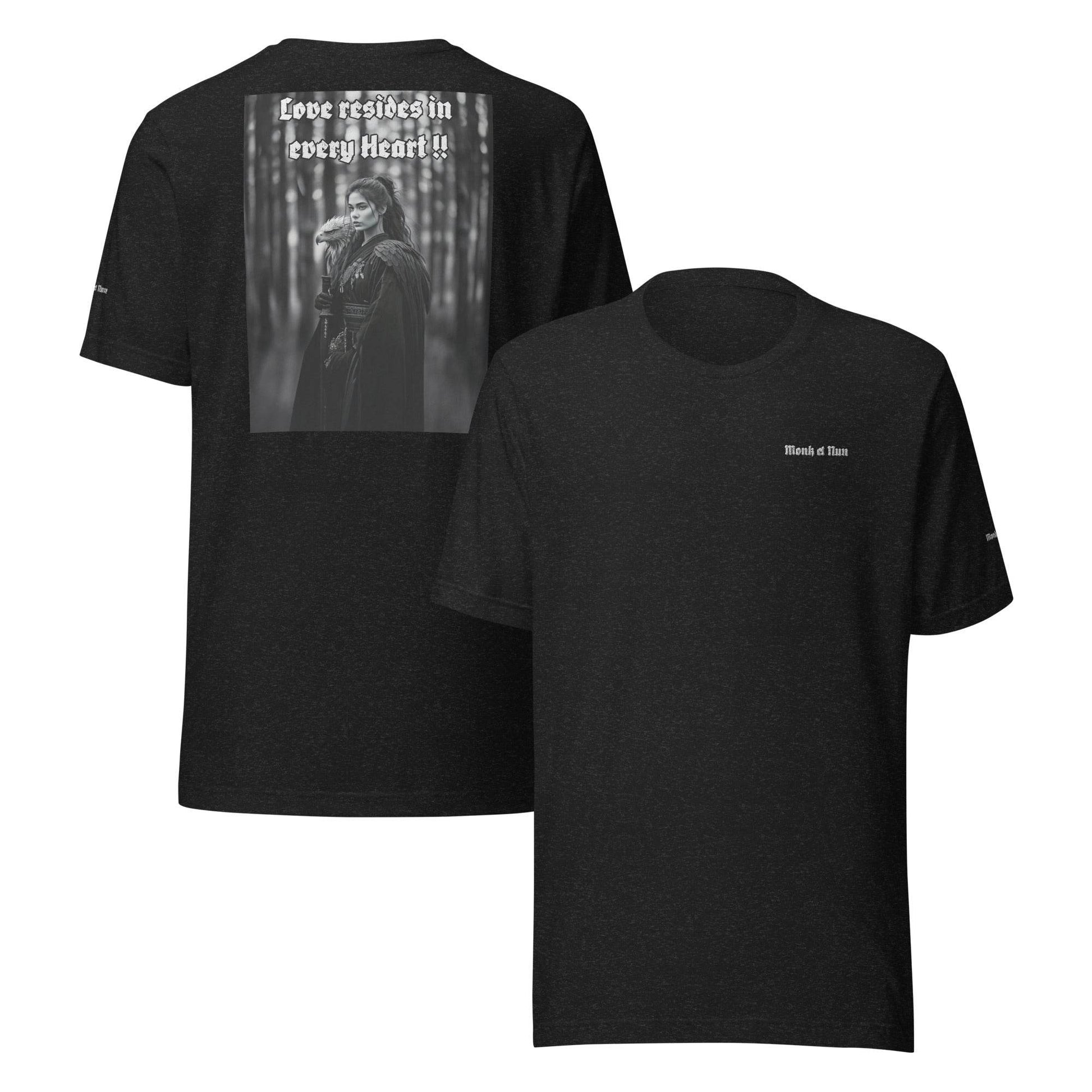 Unisex 100% combed and ring-spun cotton t-shirt Design #1 - Monk&Nun UnisexClothing