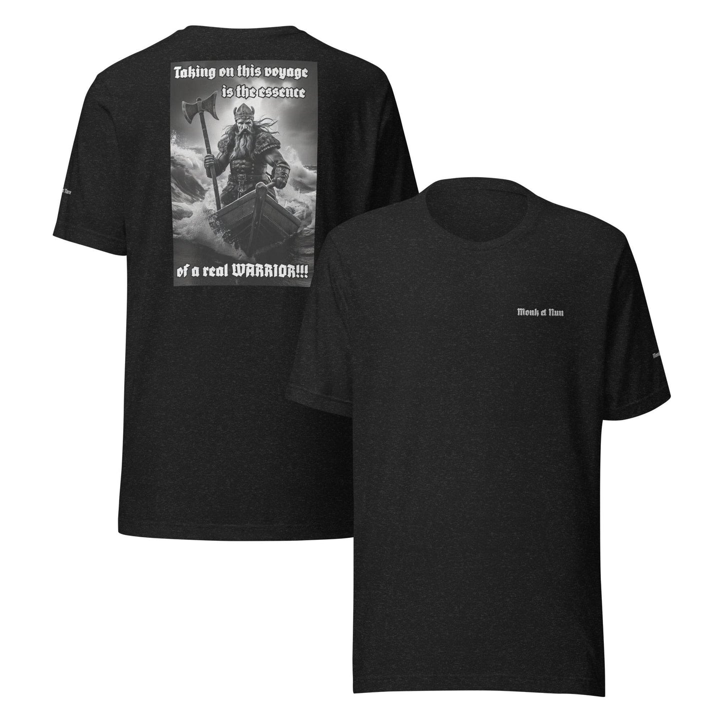 Unisex 100% combed and ring-spun cotton t-shirt Design #12 - Monk&Nun UnisexClothing