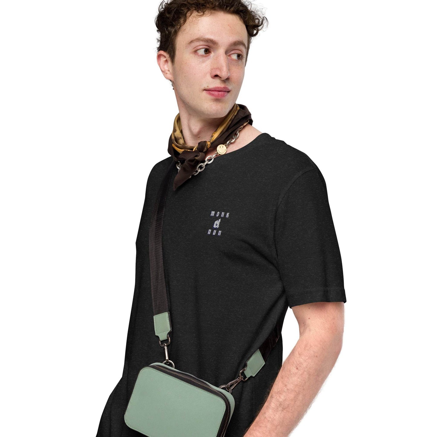 Unisex 100% combed and ring-spun cotton t-shirt Always think positive - Monk&Nun UnisexClothing