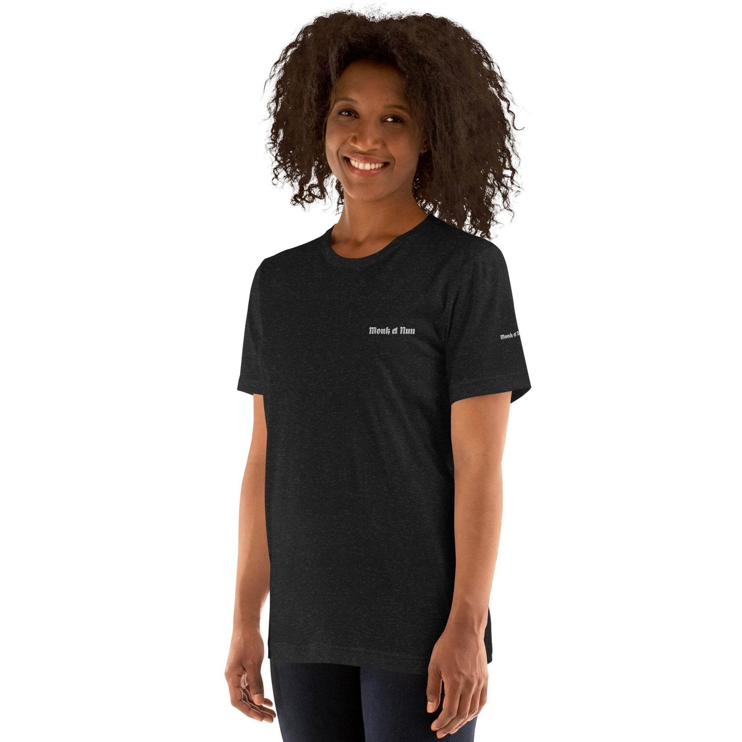 Unisex 100% combed and ring-spun cotton t-shirt Design #12 - Monk&Nun UnisexClothing