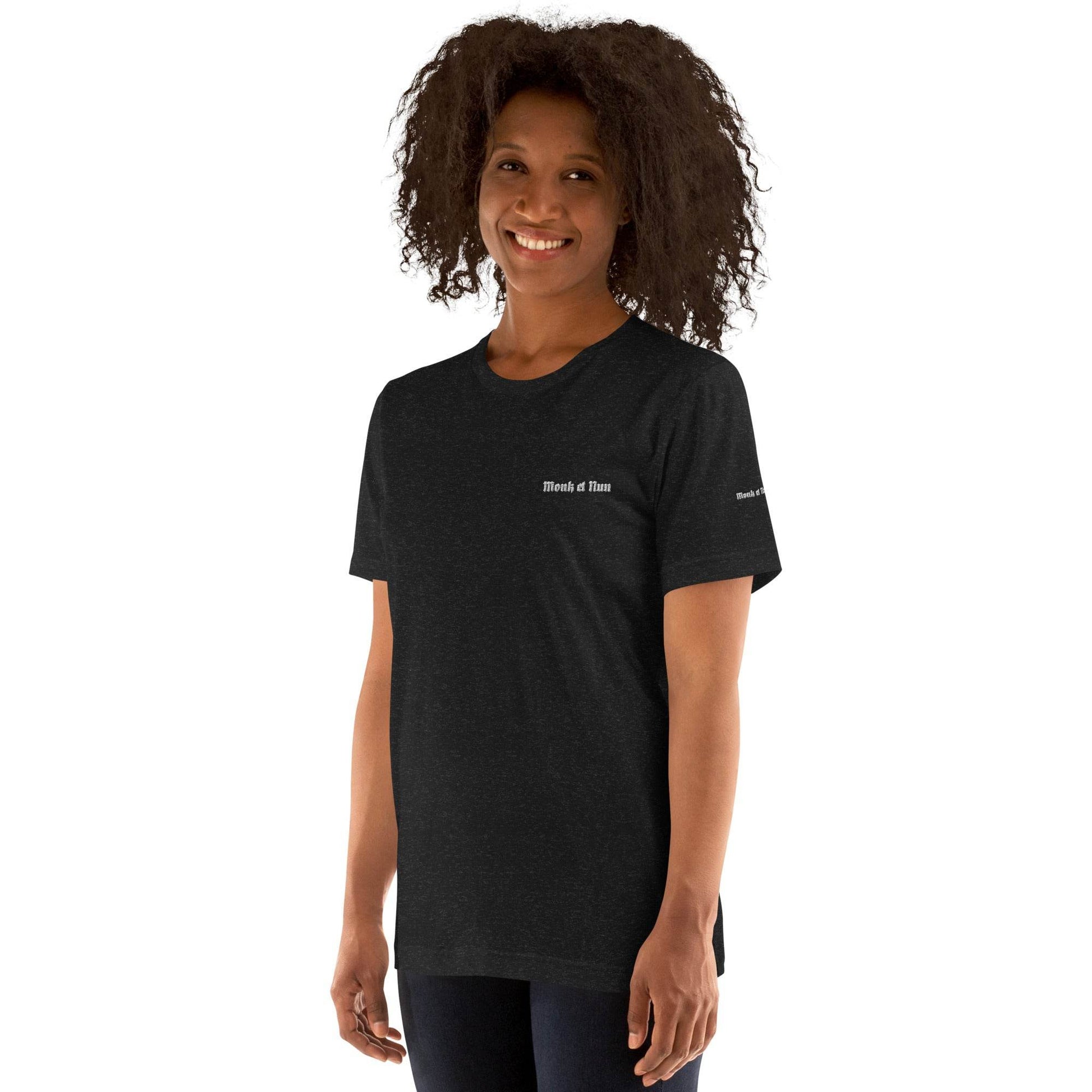 Unisex 100% combed and ring-spun cotton t-shirt Design #12 - Monk&Nun UnisexClothing