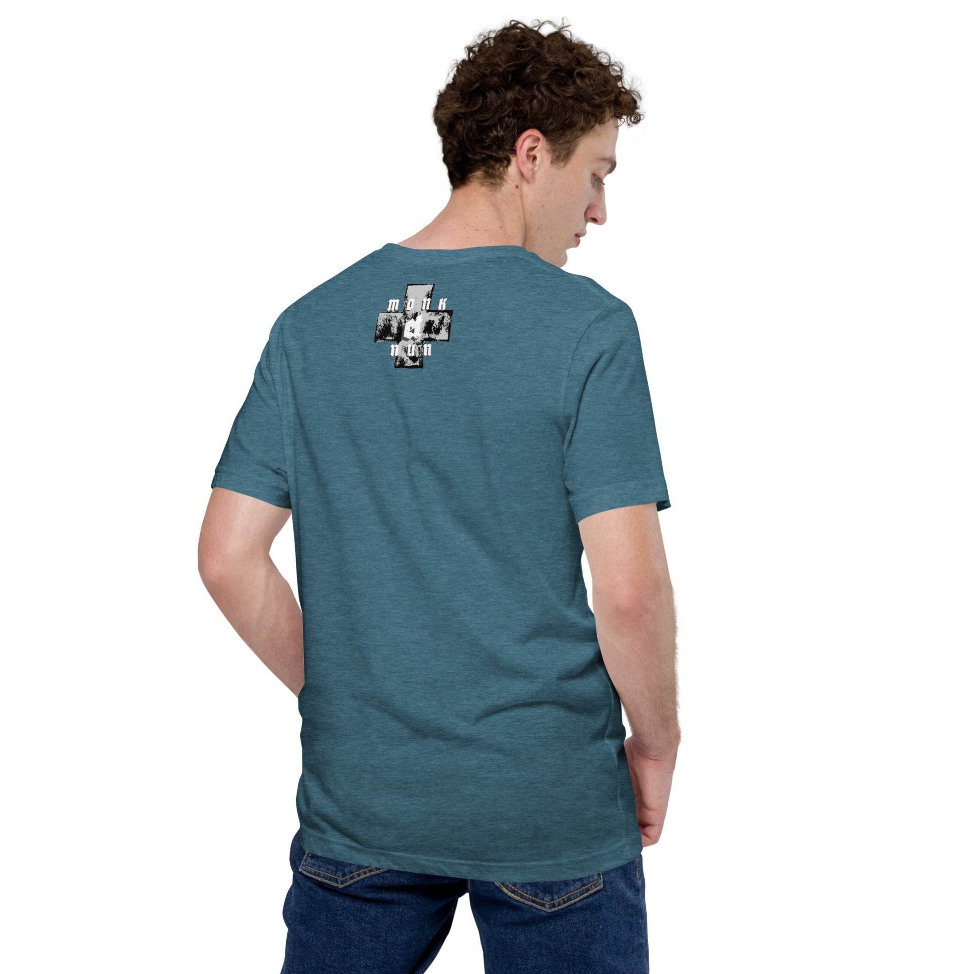 Unisex 100% combed and ring-spun cotton t-shirt Always think positive - Monk&Nun UnisexClothing
