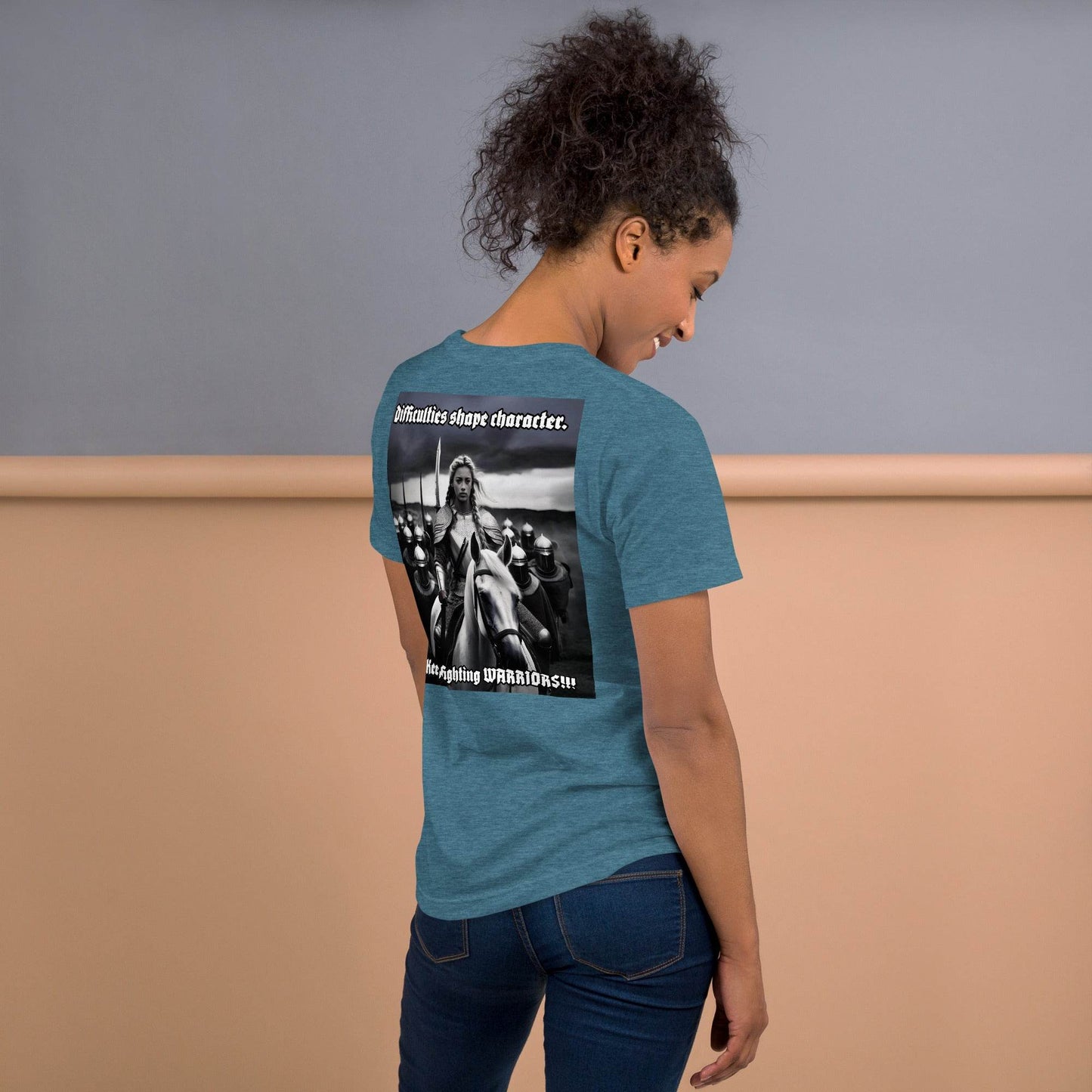 Unisex 100% combed and ring-spun cotton t-shirt Design #14 - Monk&Nun UnisexClothing