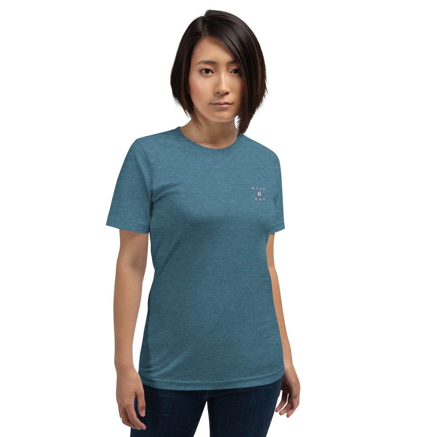 Unisex 100% combed and ring-spun cotton t-shirt Always think positive - Monk&Nun UnisexClothing