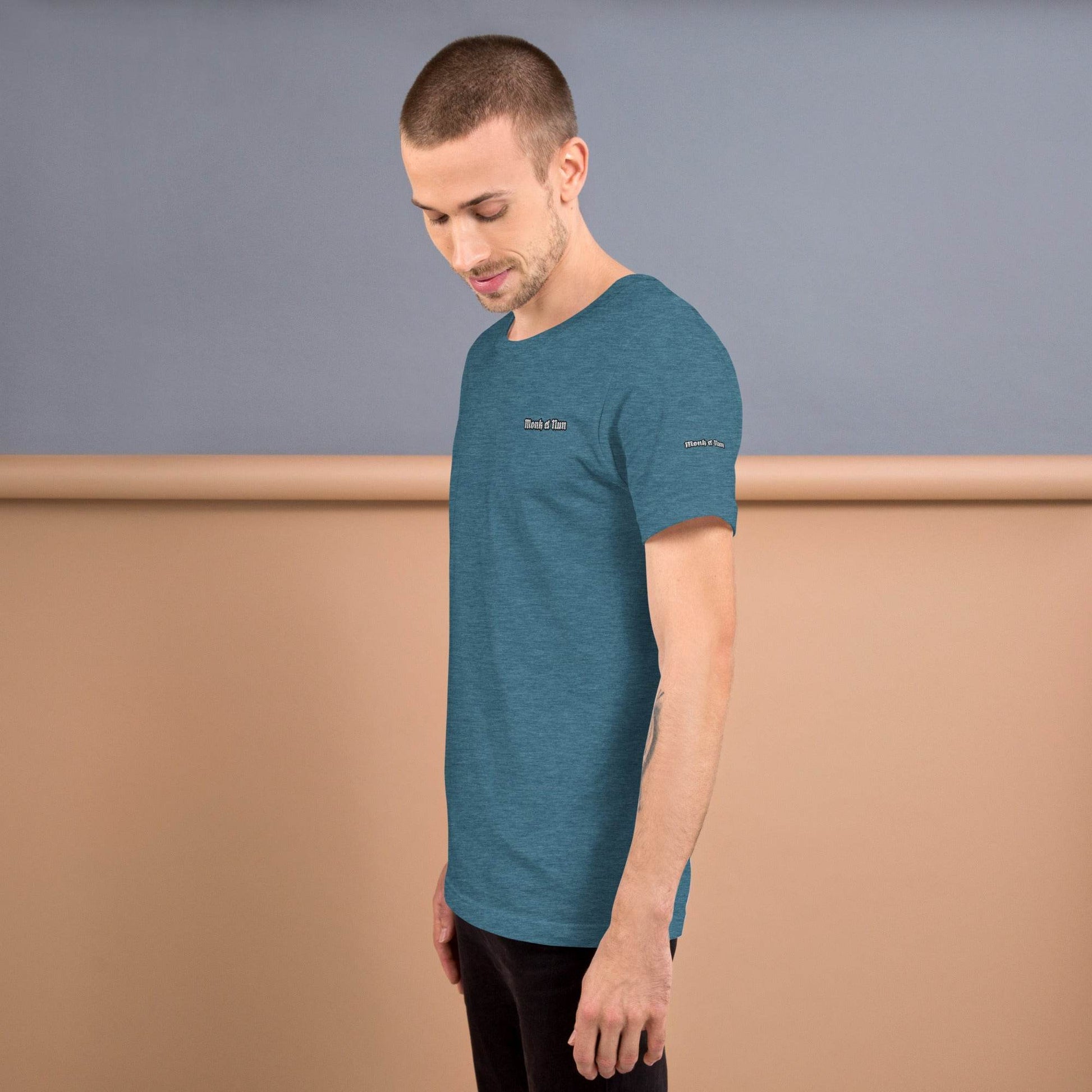 Unisex 100% combed and ring-spun cotton t-shirt Design #3 - Monk&Nun UnisexClothing