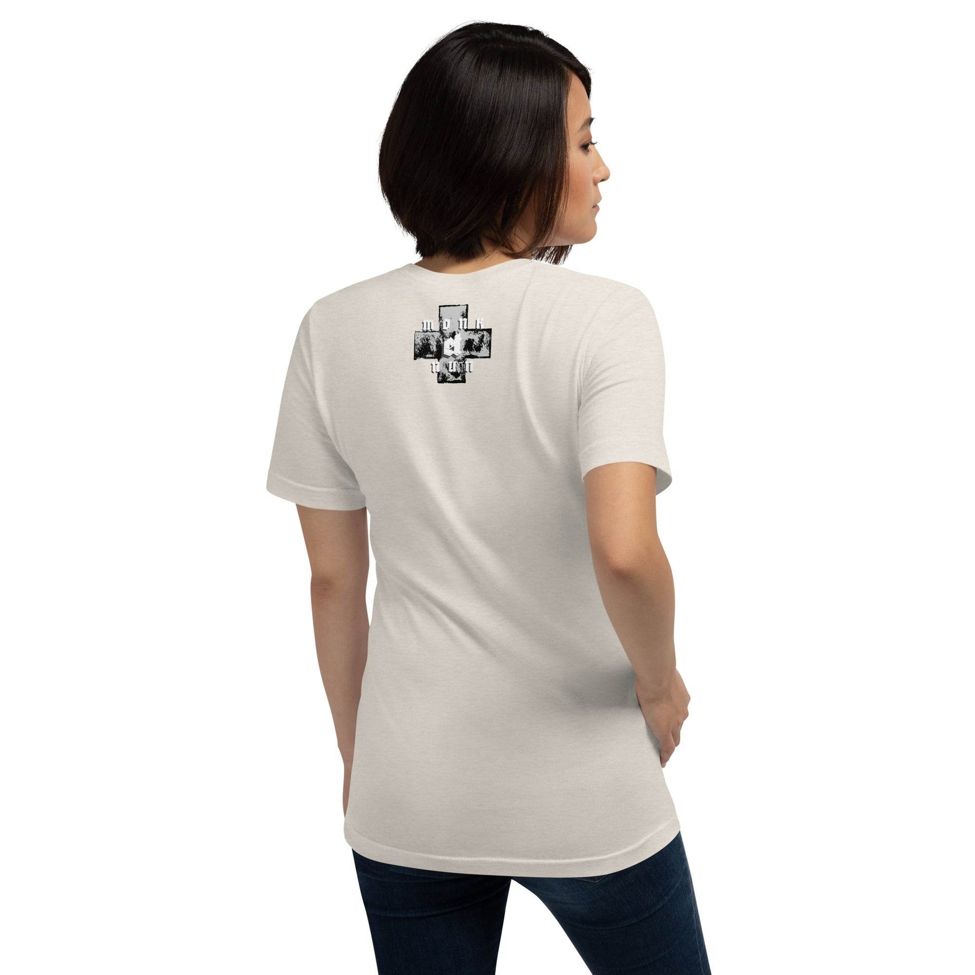 Unisex 100% combed and ring-spun cotton t-shirt Always think positive - Monk&Nun UnisexClothing