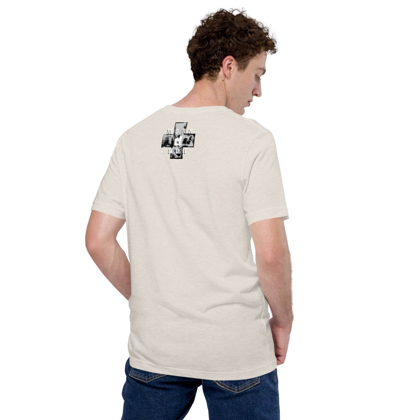 Unisex 100% combed and ring-spun cotton t-shirt Always think positive - Monk&Nun UnisexClothing