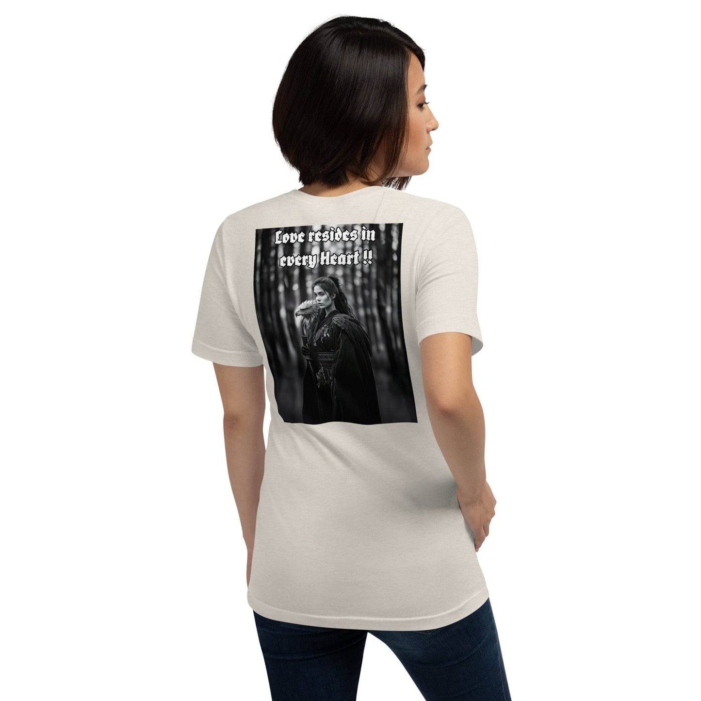 Unisex 100% combed and ring-spun cotton t-shirt Design #1 - Monk&Nun UnisexClothing