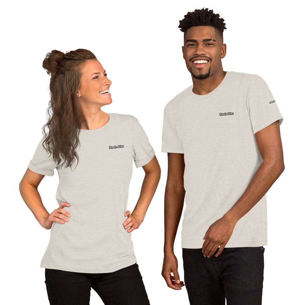 Unisex 100% combed and ring-spun cotton t-shirt Design #1 - Monk&Nun UnisexClothing