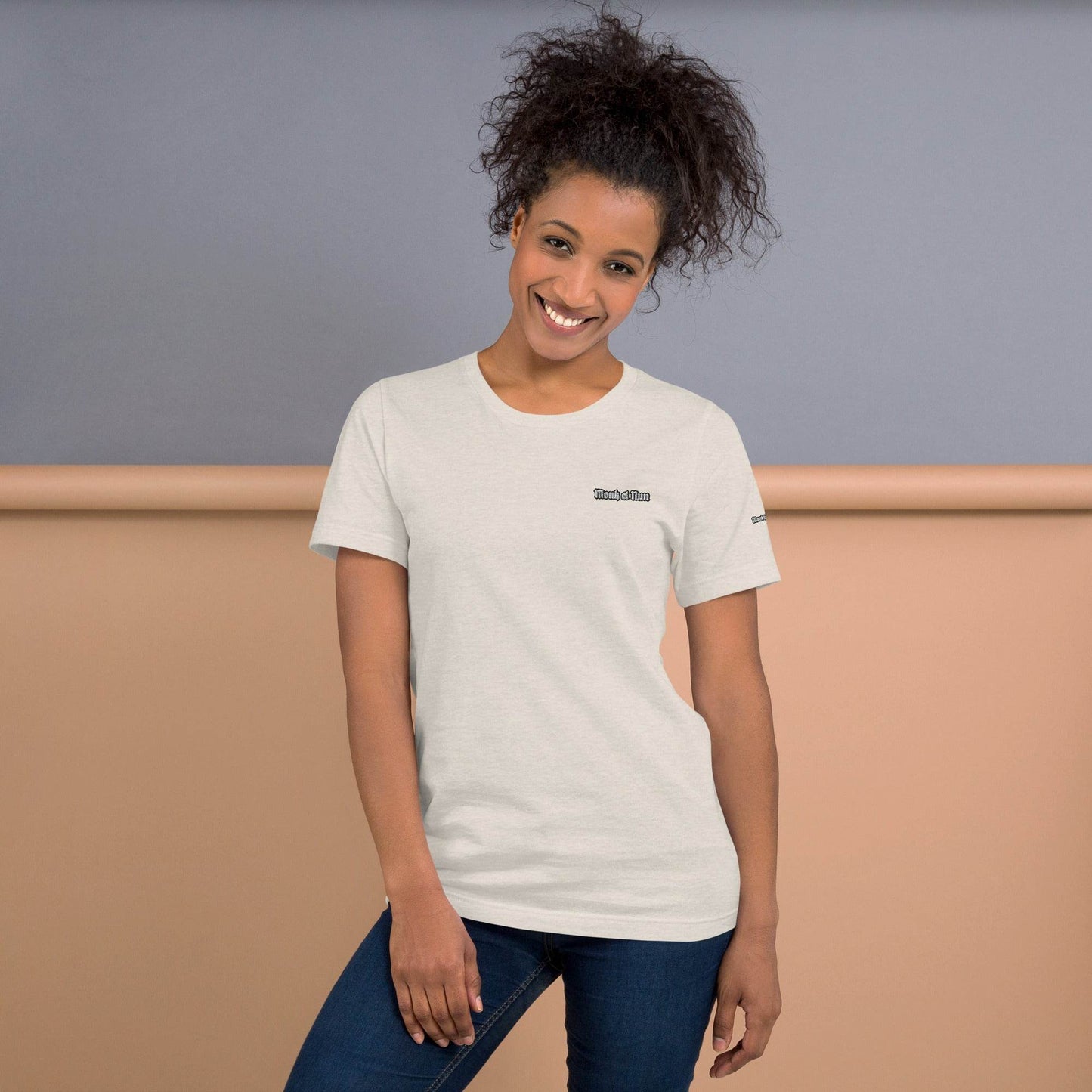 Unisex 100% combed and ring-spun cotton t-shirt Design #3 - Monk&Nun UnisexClothing