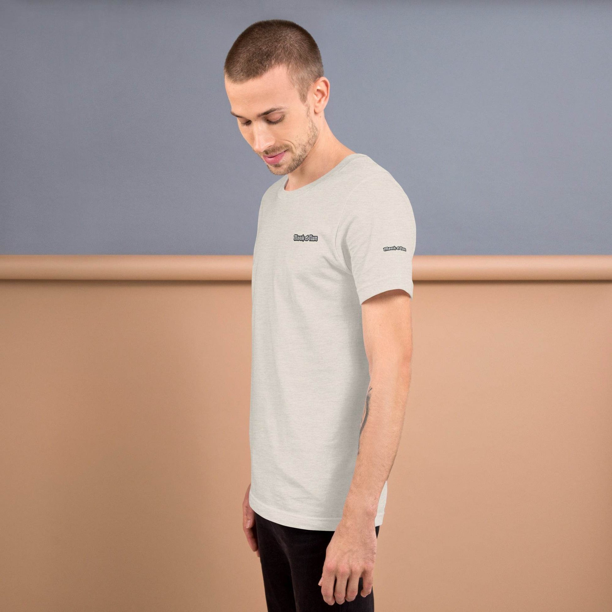 Unisex 100% combed and ring-spun cotton t-shirt Design #3 - Monk&Nun UnisexClothing