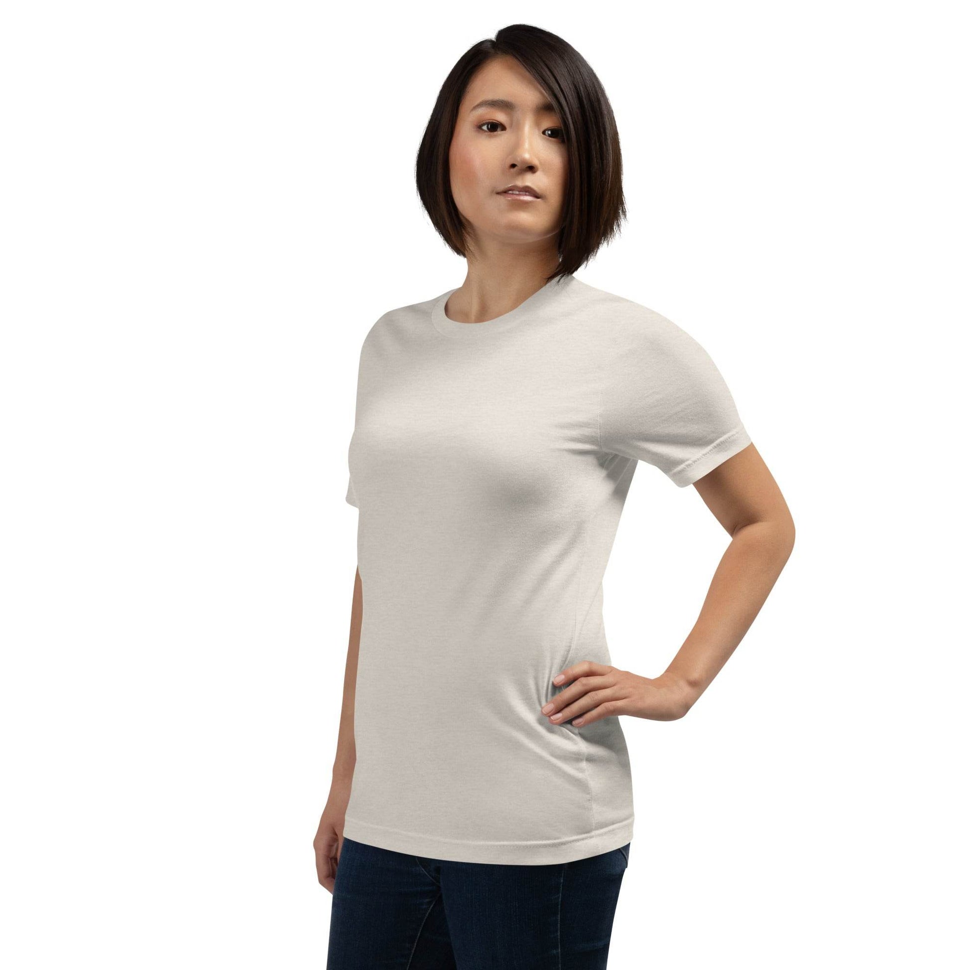 Unisex 100% combed and ring-spun cotton t-shirt Design #1 - Monk&Nun UnisexClothing