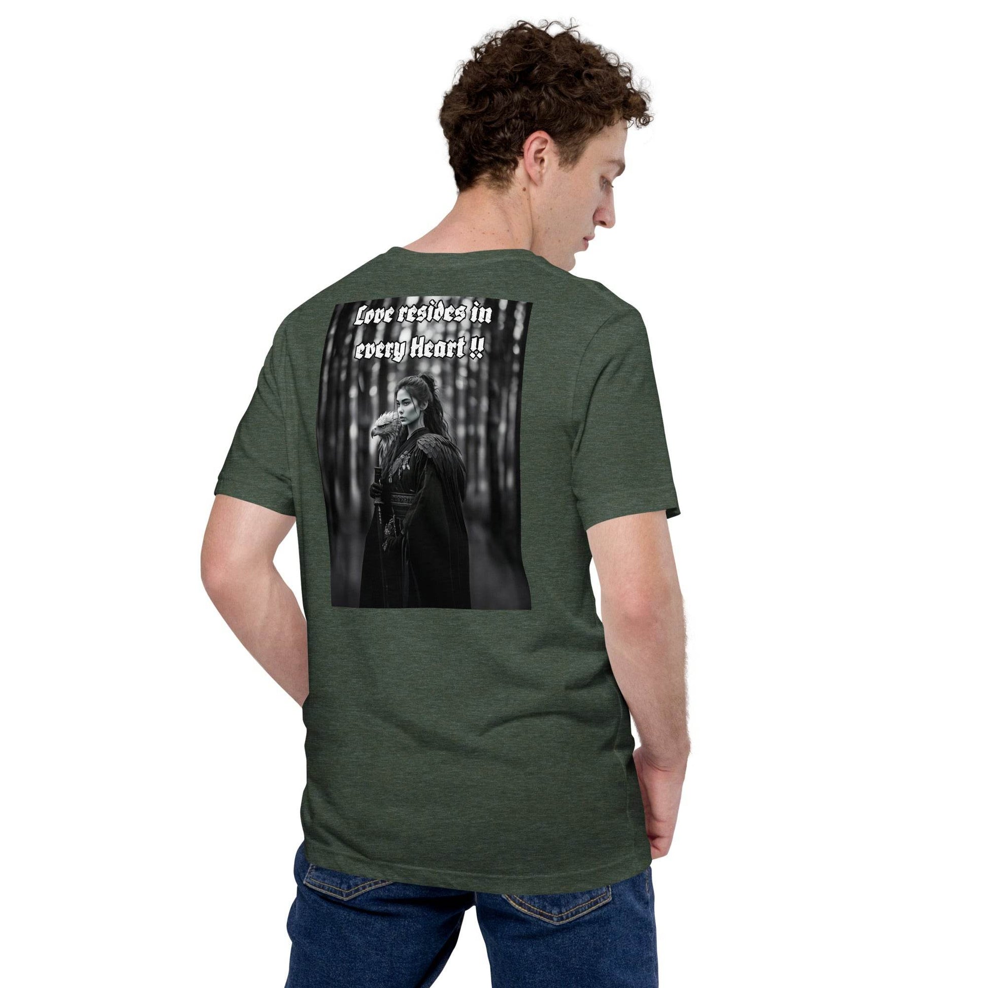 Unisex 100% combed and ring-spun cotton t-shirt Design #1 - Monk&Nun UnisexClothing