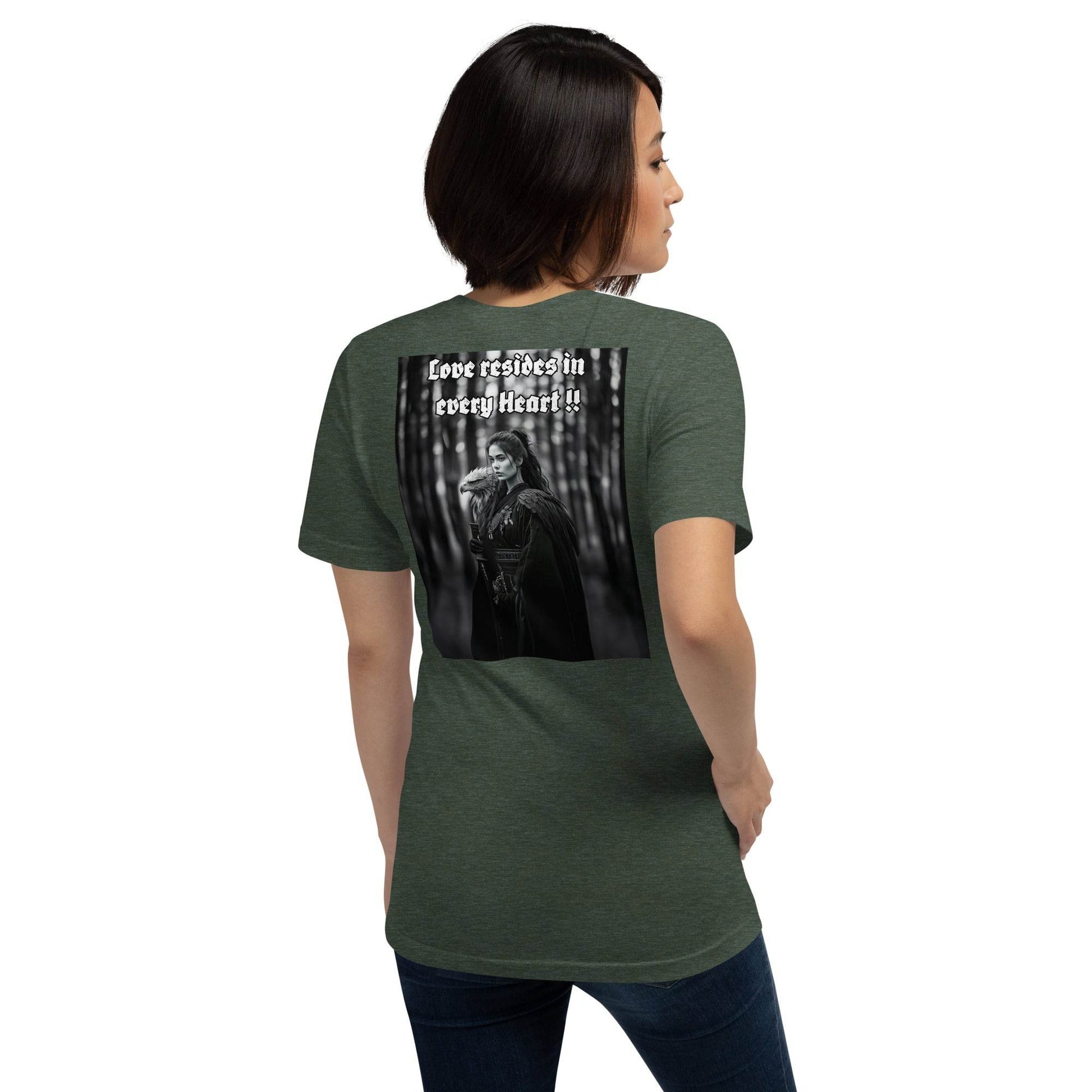 Unisex 100% combed and ring-spun cotton t-shirt Design #1 - Monk&Nun UnisexClothing