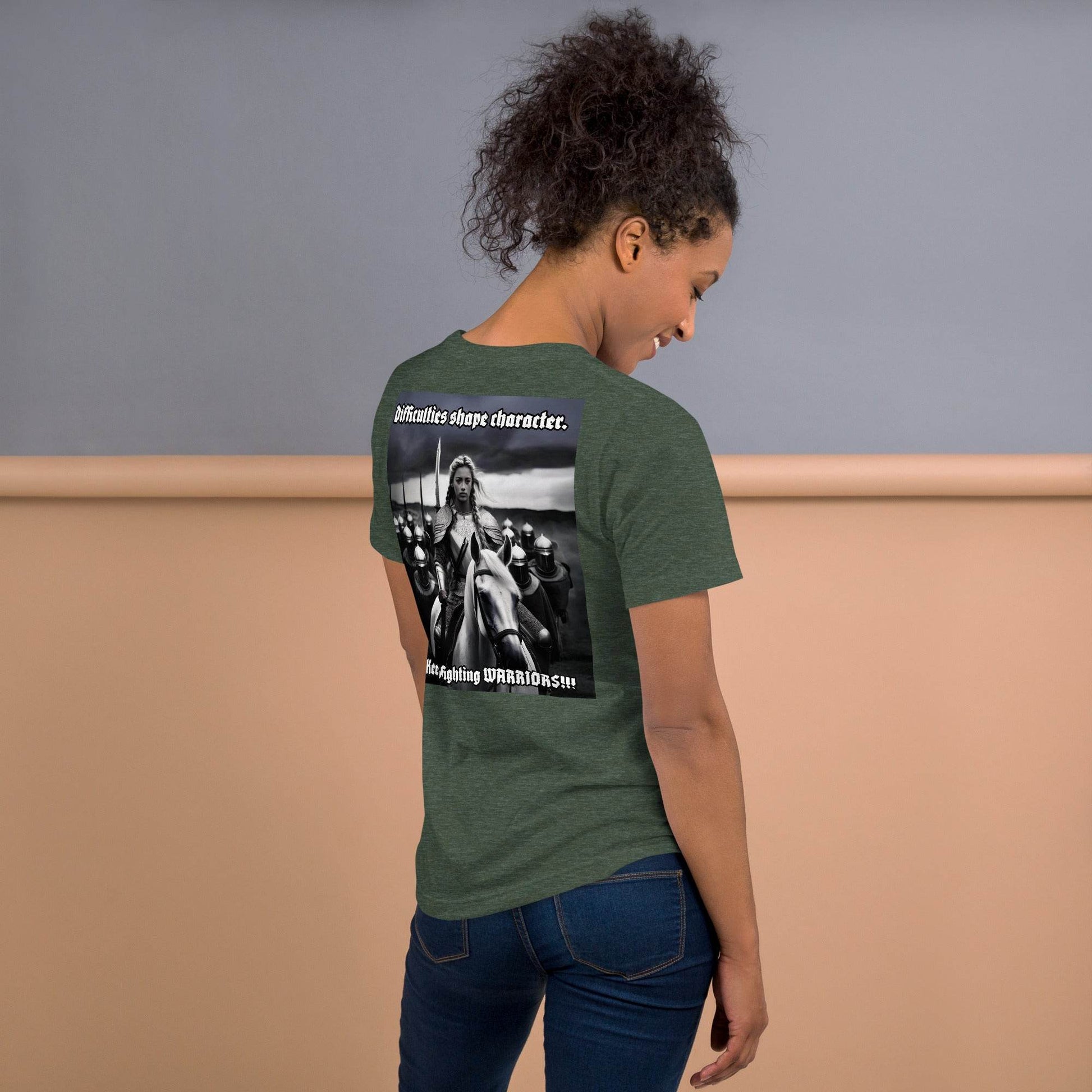 Unisex 100% combed and ring-spun cotton t-shirt Design #14 - Monk&Nun UnisexClothing