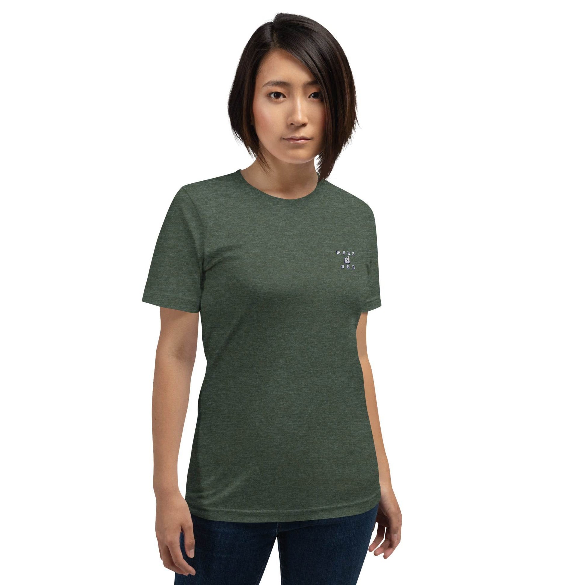Unisex 100% combed and ring-spun cotton t-shirt Always think positive - Monk&Nun UnisexClothing