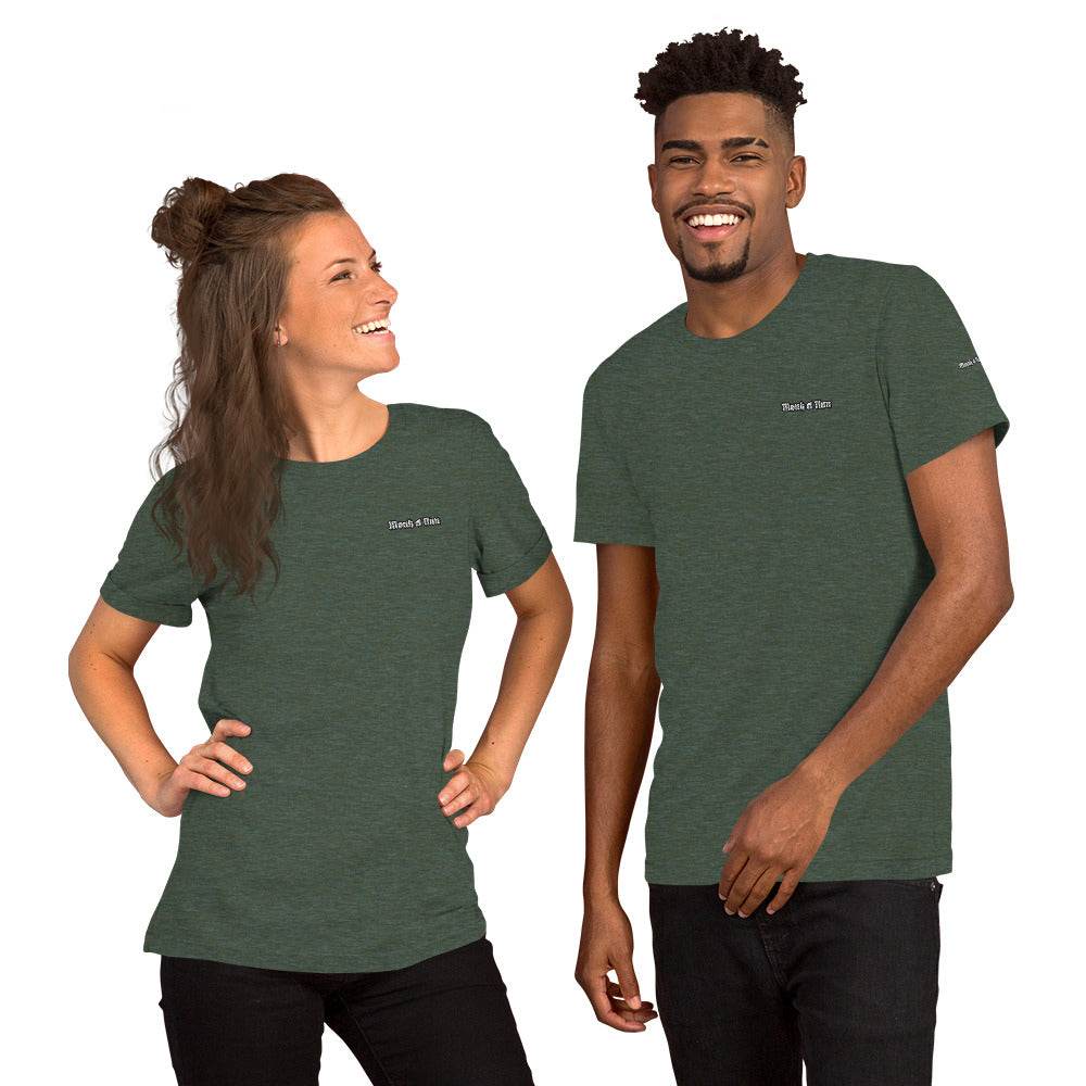 Unisex 100% combed and ring-spun cotton t-shirt Design #1 - Monk&Nun UnisexClothing