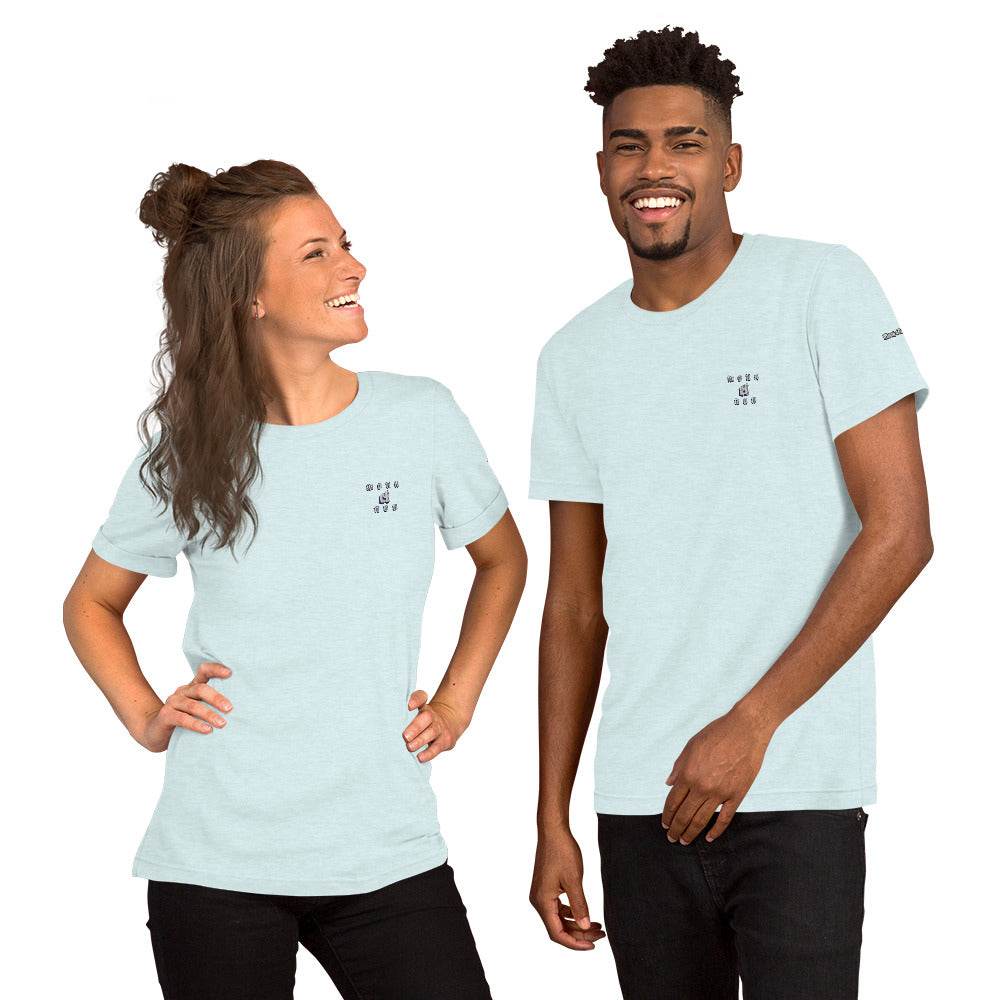 Unisex 100% combed and ring-spun cotton t-shirt Always think positive - Monk&Nun UnisexClothing