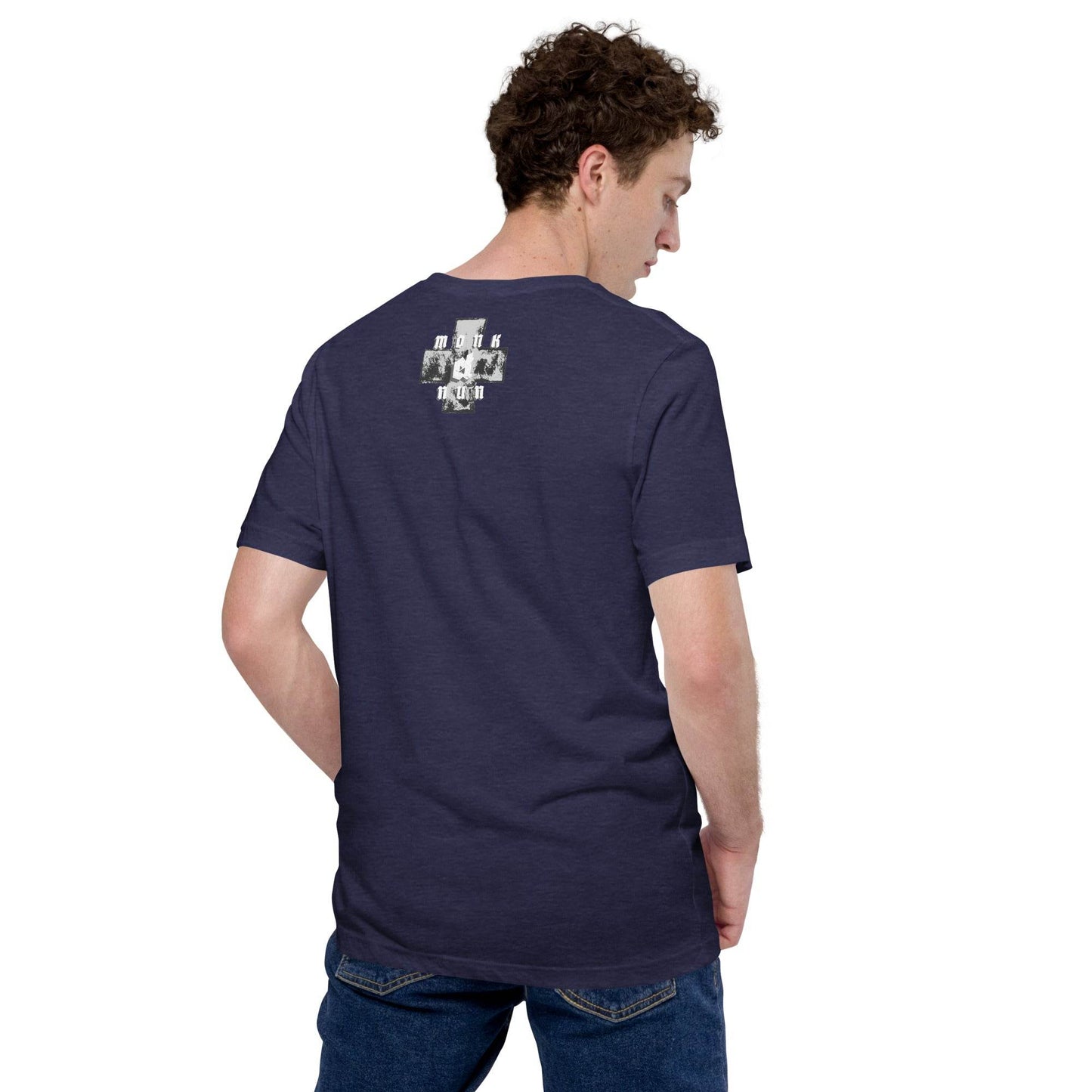 Unisex 100% combed and ring-spun cotton t-shirt Always think positive - Monk&Nun UnisexClothing
