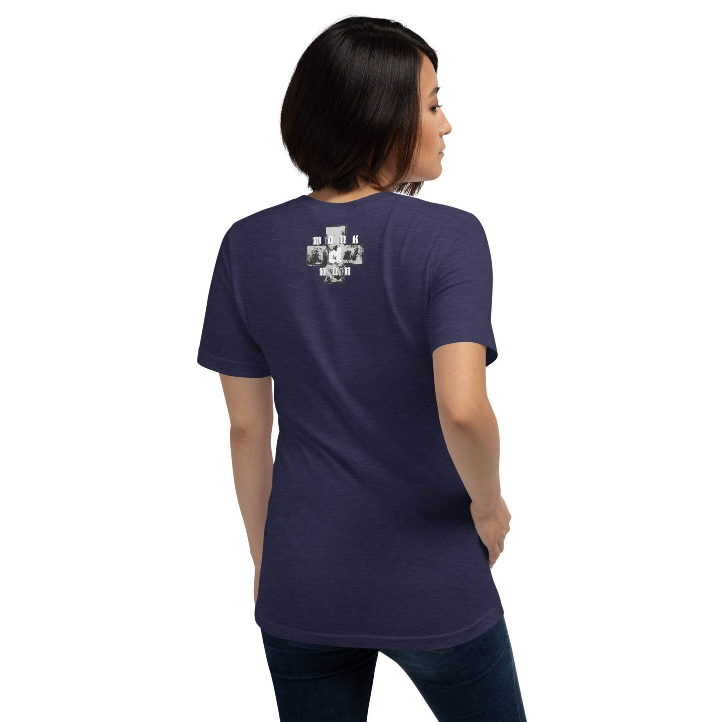 Unisex 100% combed and ring-spun cotton t-shirt Always think positive - Monk&Nun UnisexClothing