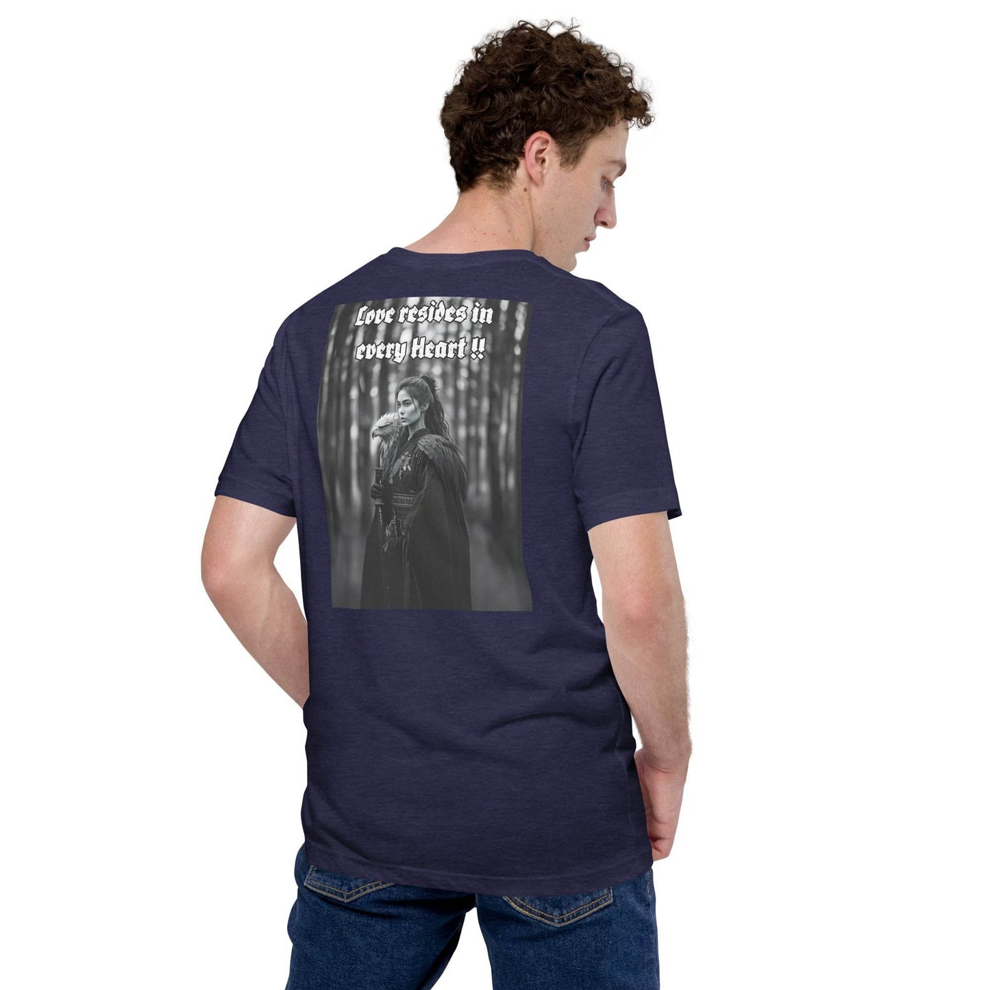 Unisex 100% combed and ring-spun cotton t-shirt Design #1 - Monk&Nun UnisexClothing