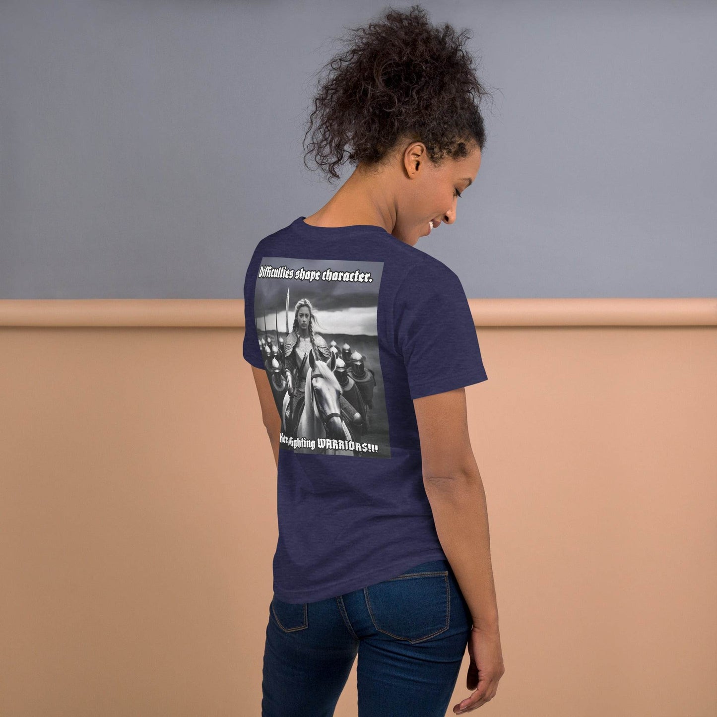 Unisex 100% combed and ring-spun cotton t-shirt Design #14 - Monk&Nun UnisexClothing