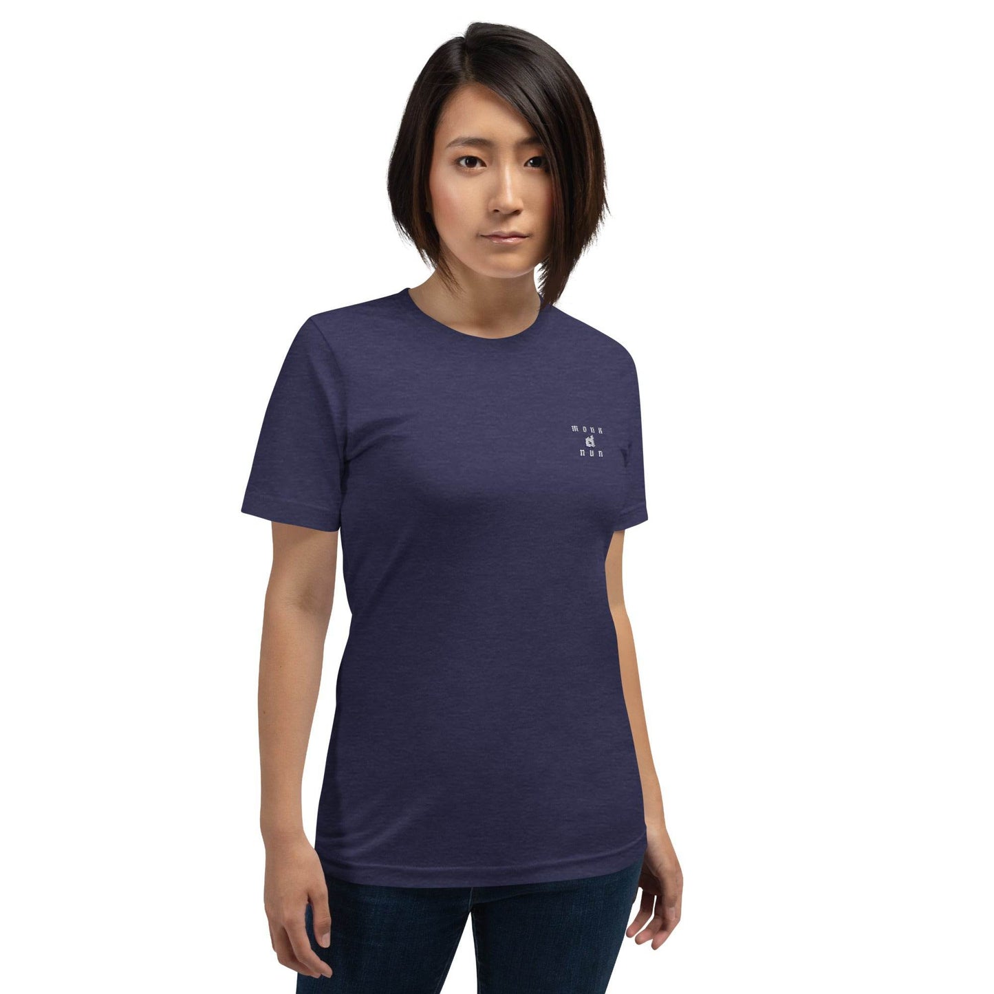 Unisex 100% combed and ring-spun cotton t-shirt Always think positive - Monk&Nun UnisexClothing