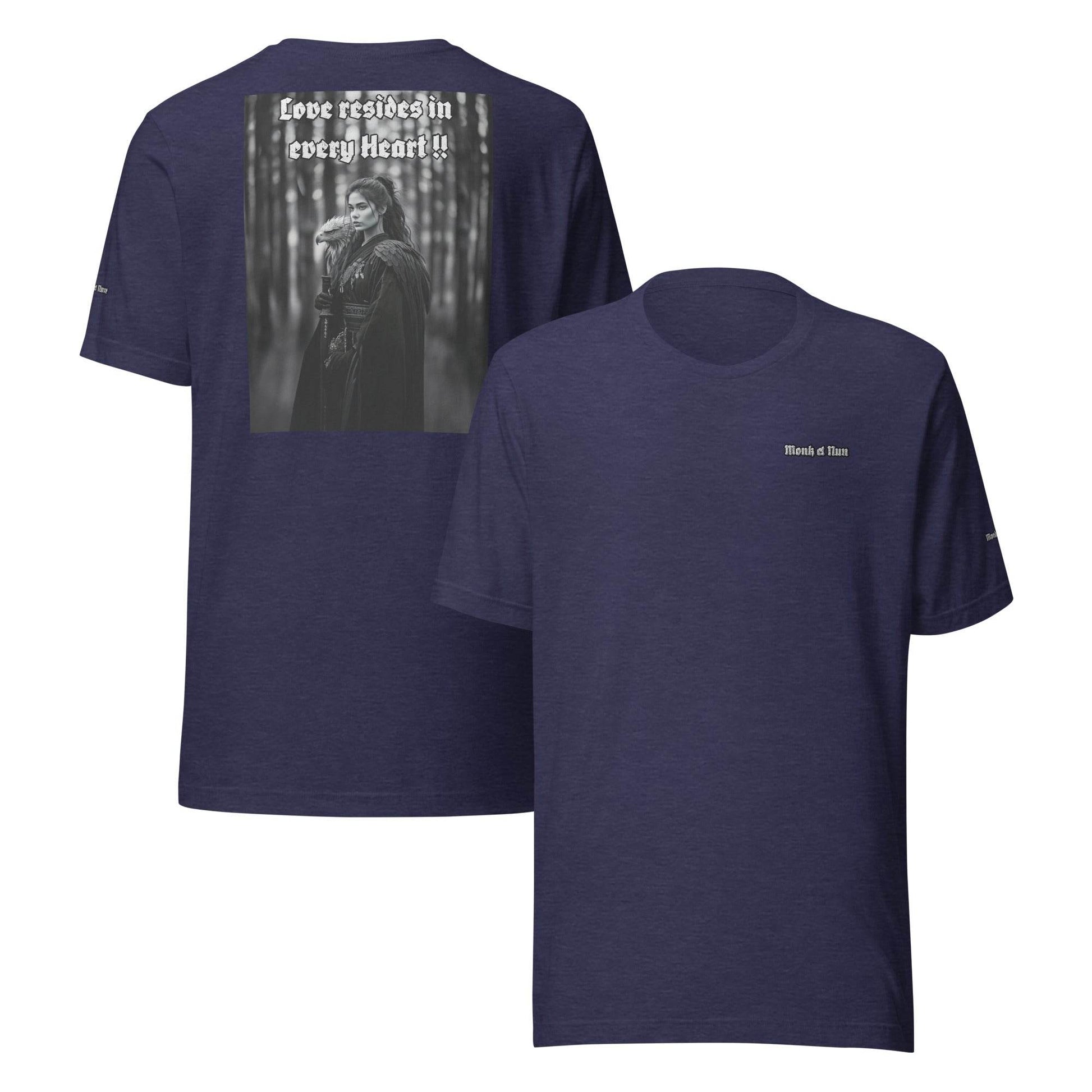 Unisex 100% combed and ring-spun cotton t-shirt Design #1 - Monk&Nun UnisexClothing