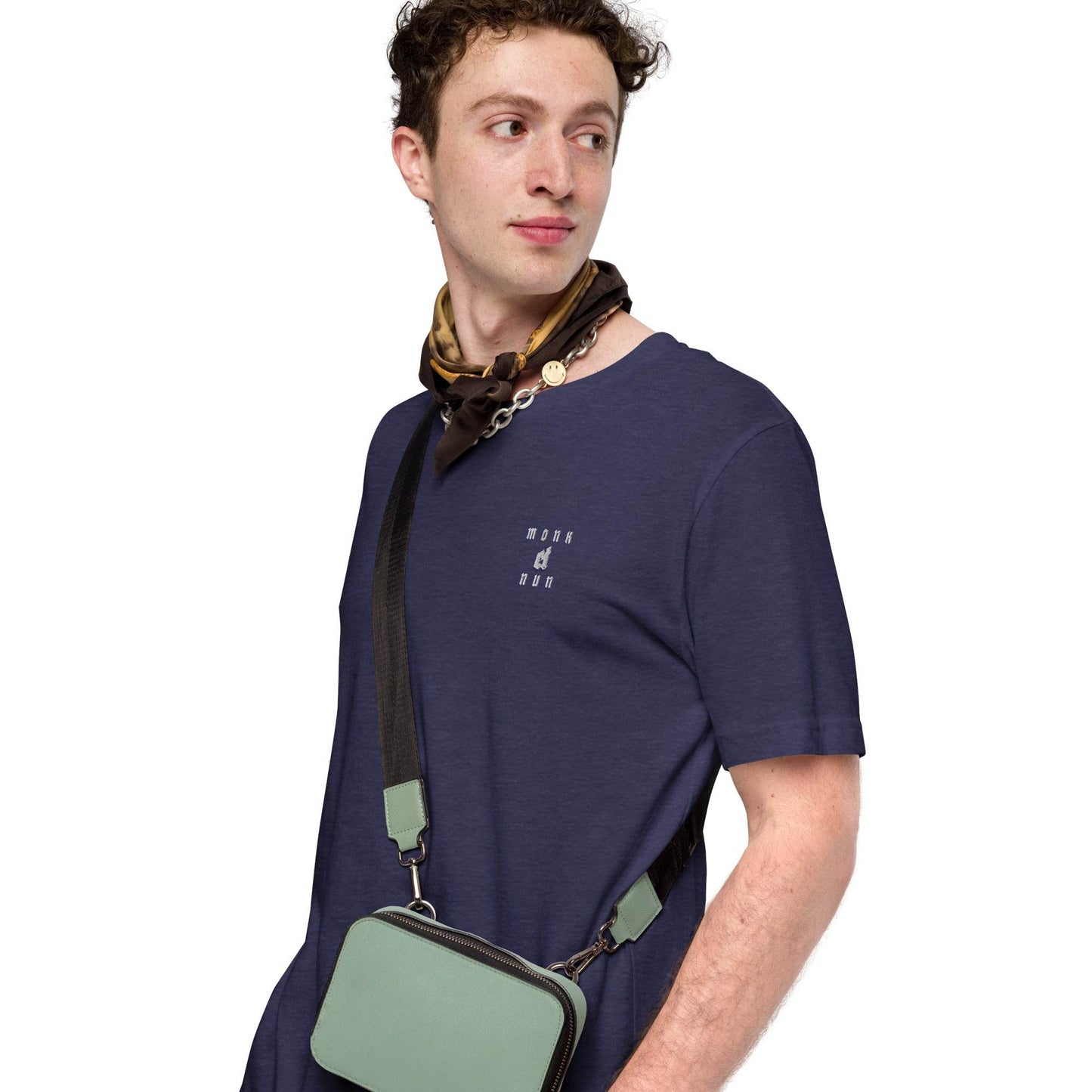 Unisex 100% combed and ring-spun cotton t-shirt Always think positive - Monk&Nun UnisexClothing